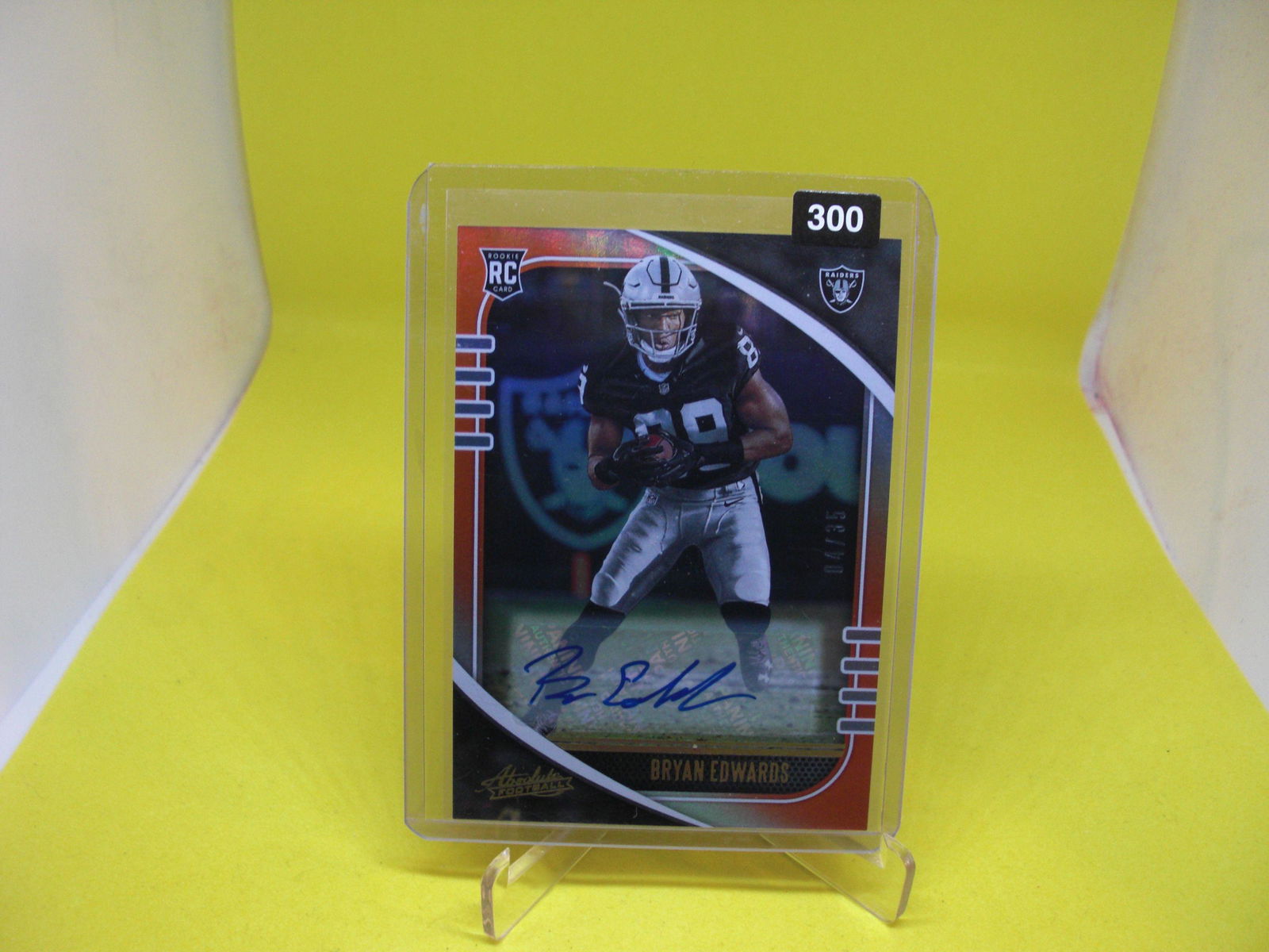 bryan edwards auto rookie #04/35 (1 of 1)