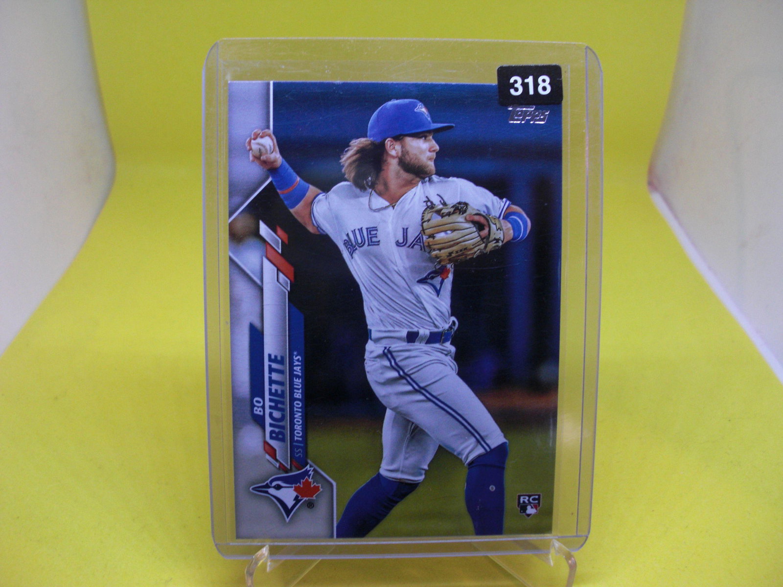 bo bichette rookie: in top loader
