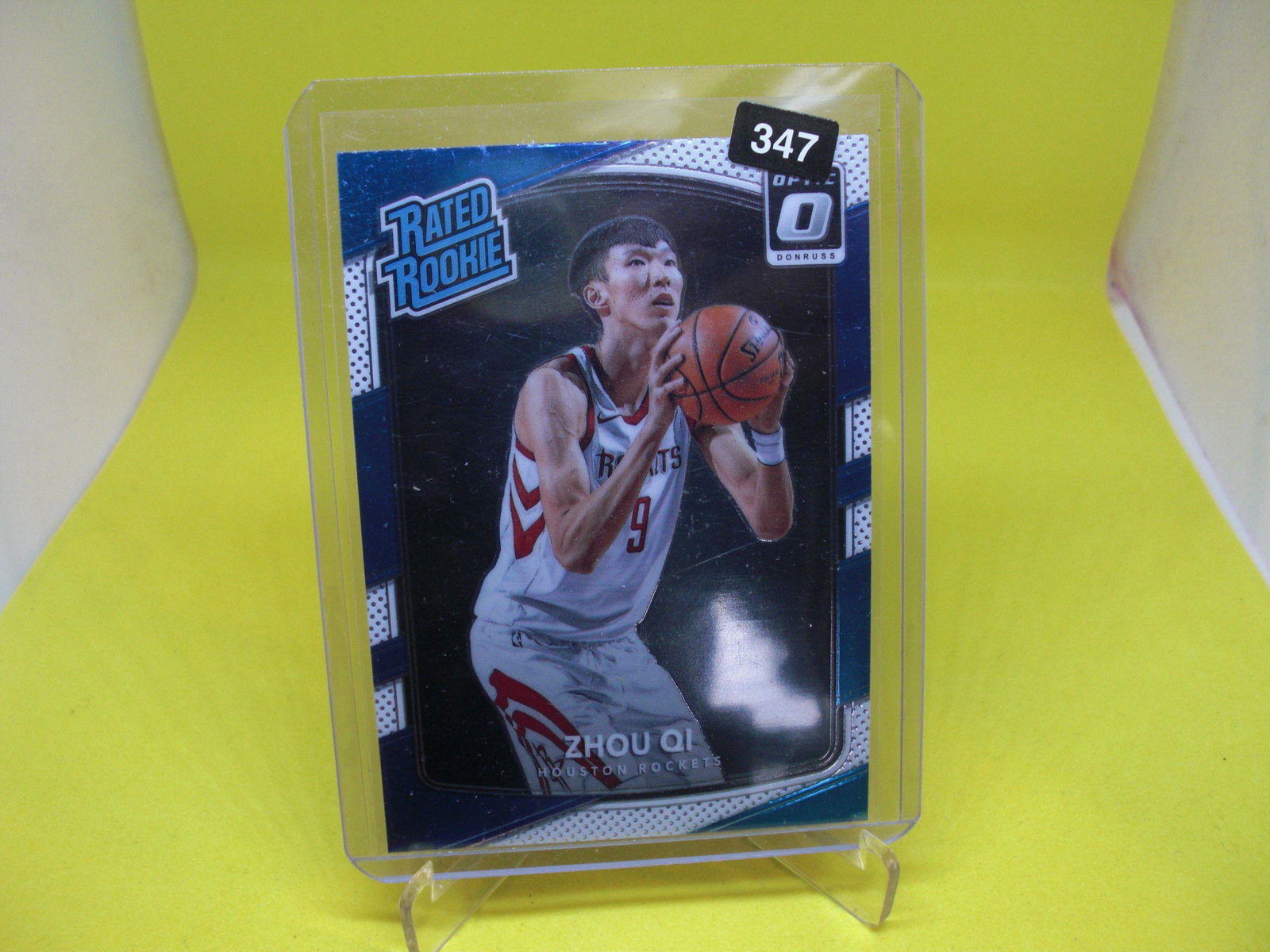 zhou qi rated rookie optic: in top loader