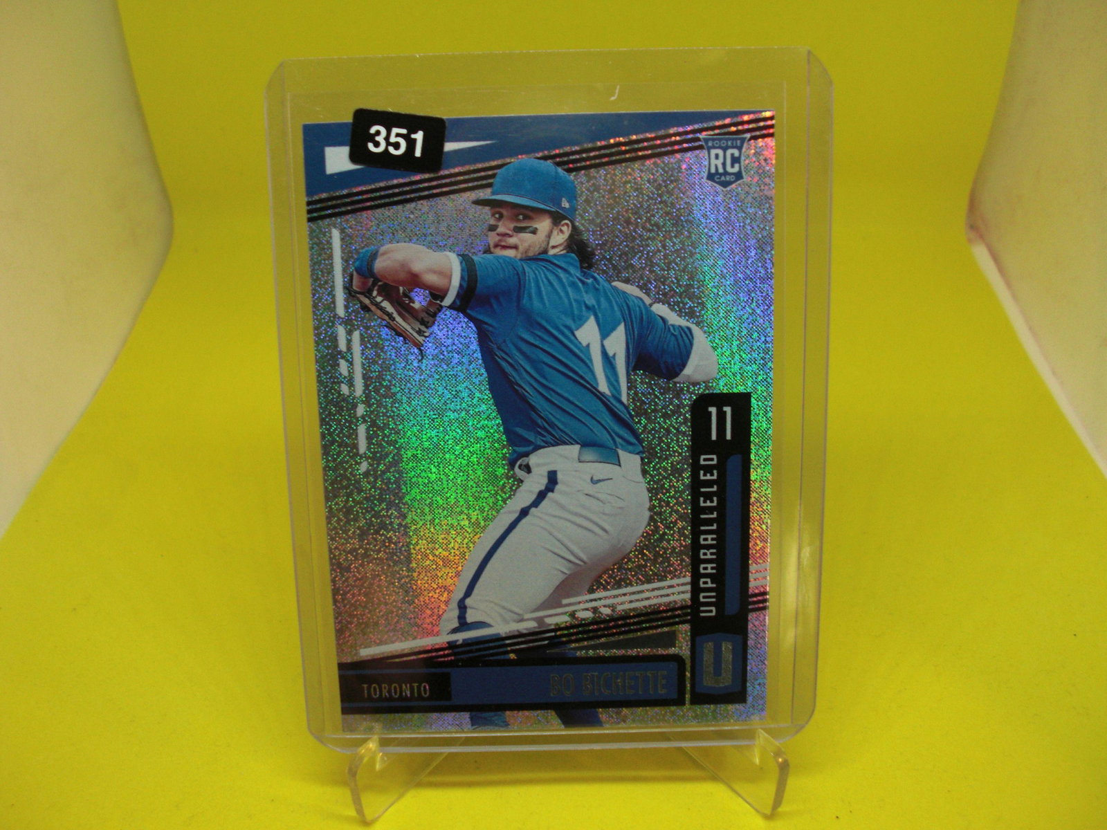 bo bichette rookie: in top loader