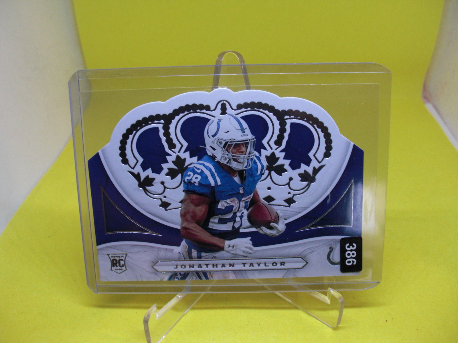 jonathan tayolor rookie: in top loader