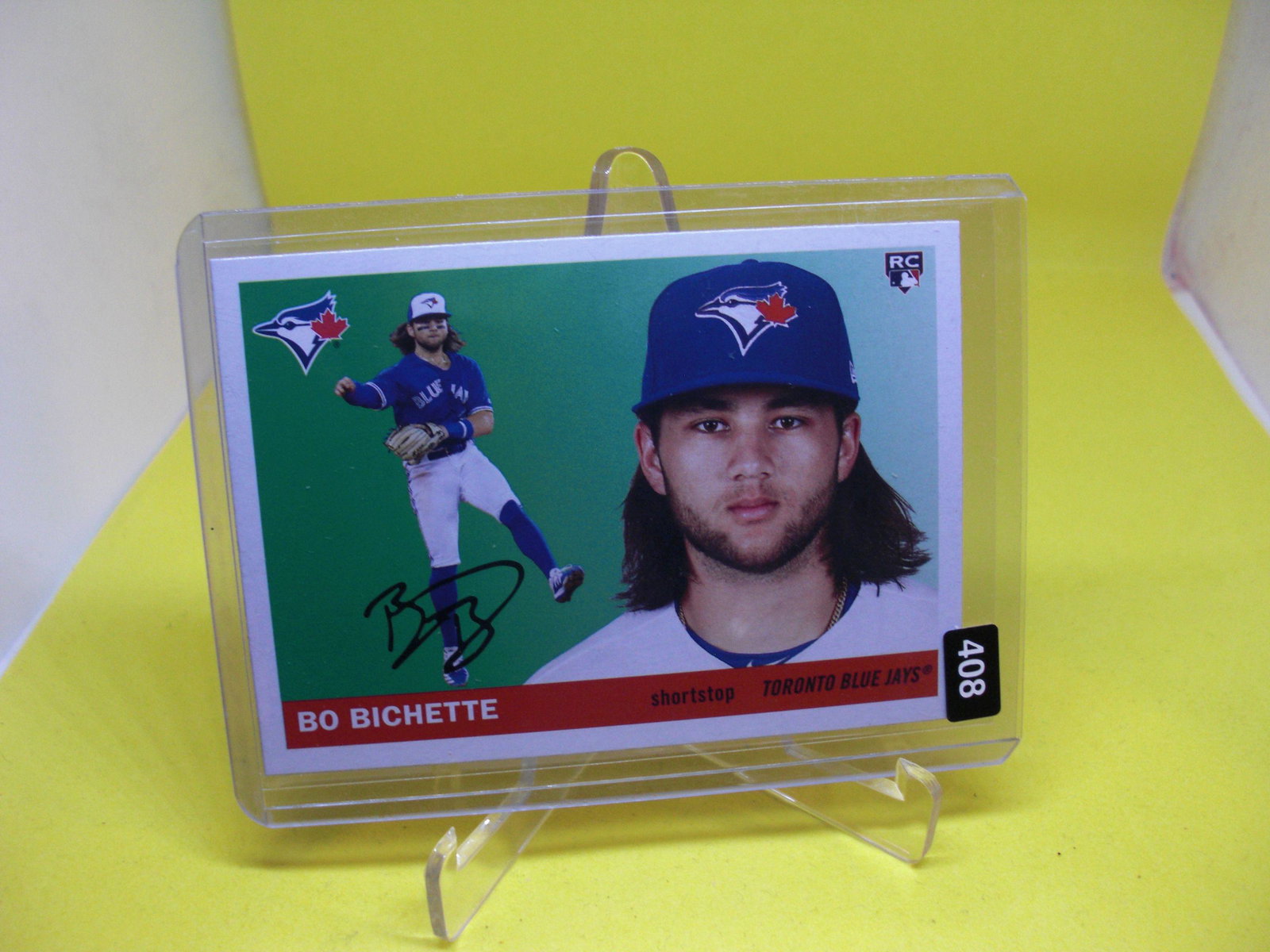 bo bichette rookie: in top loader