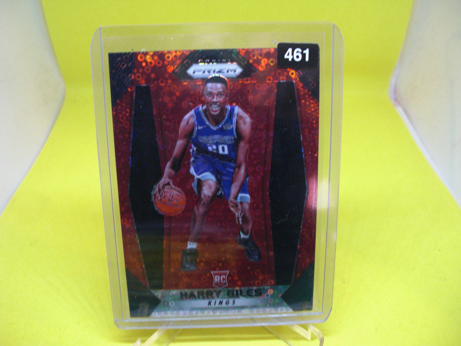 harry giles red prizm #079/125: in top loader
