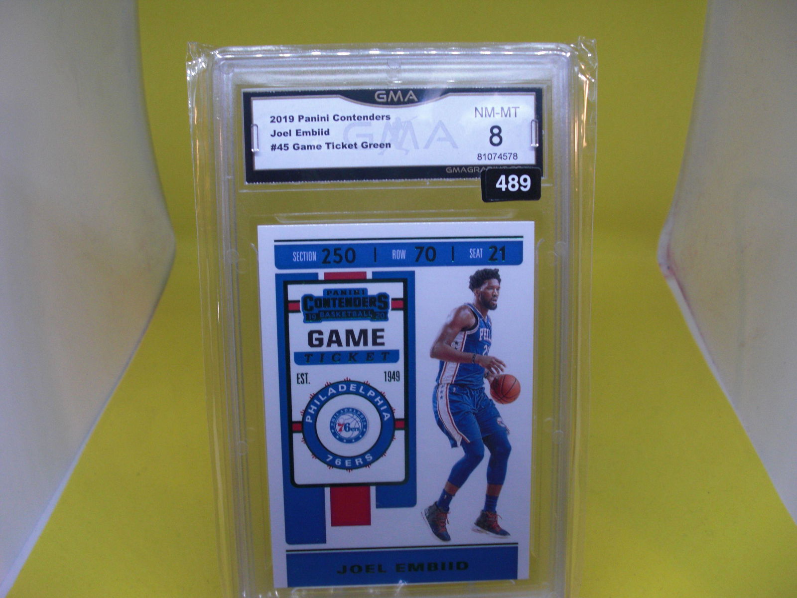 gma graded 2019 joel embiid mint 8 (1 of 1)
