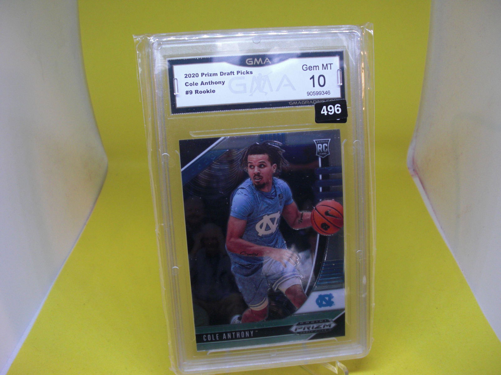 gma graded 2020 cole anthony rookie mint 10 (1 of 1)