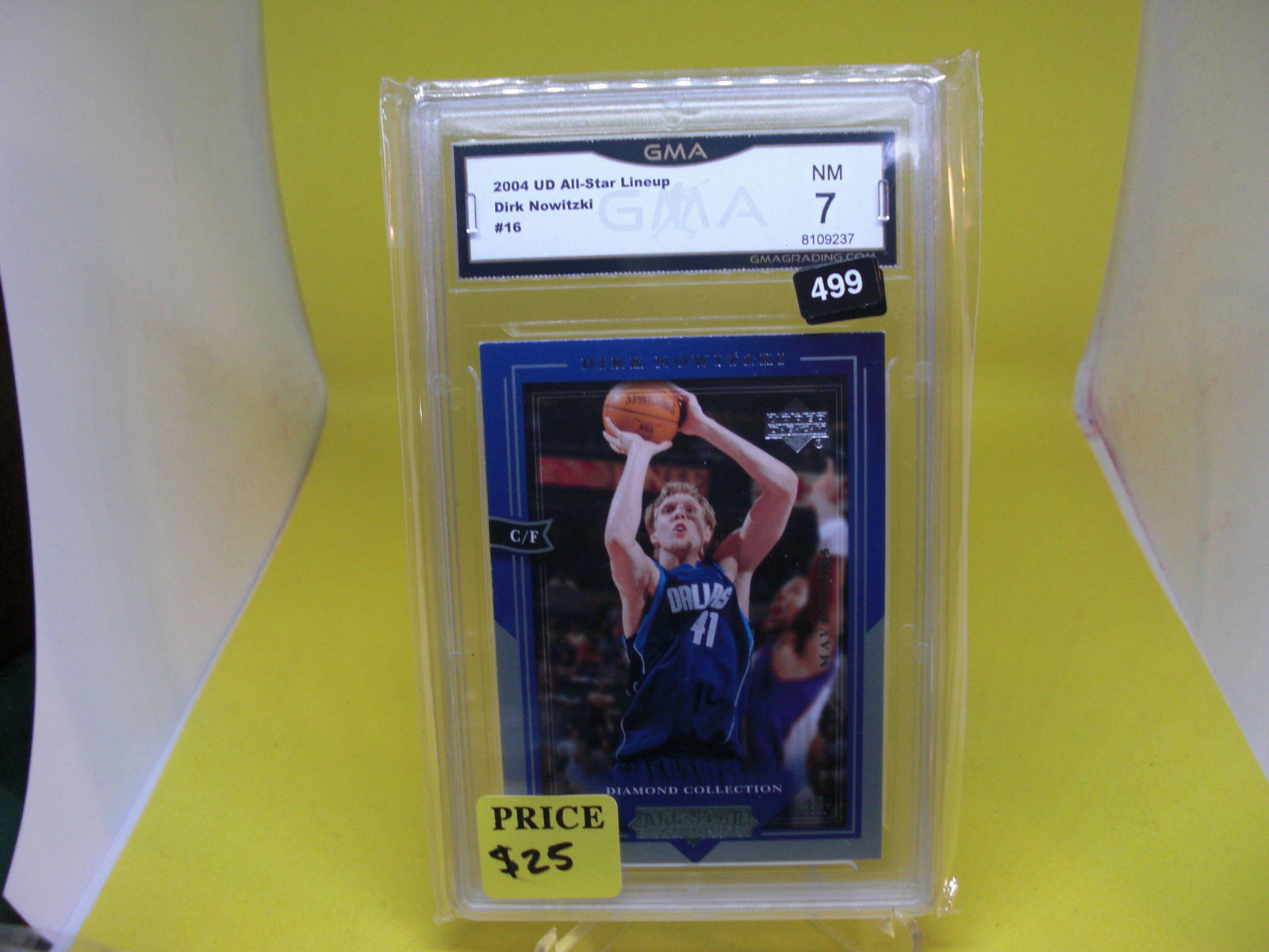gma graded 2004 dirk nowitzki mint 7 (1 of 1)
