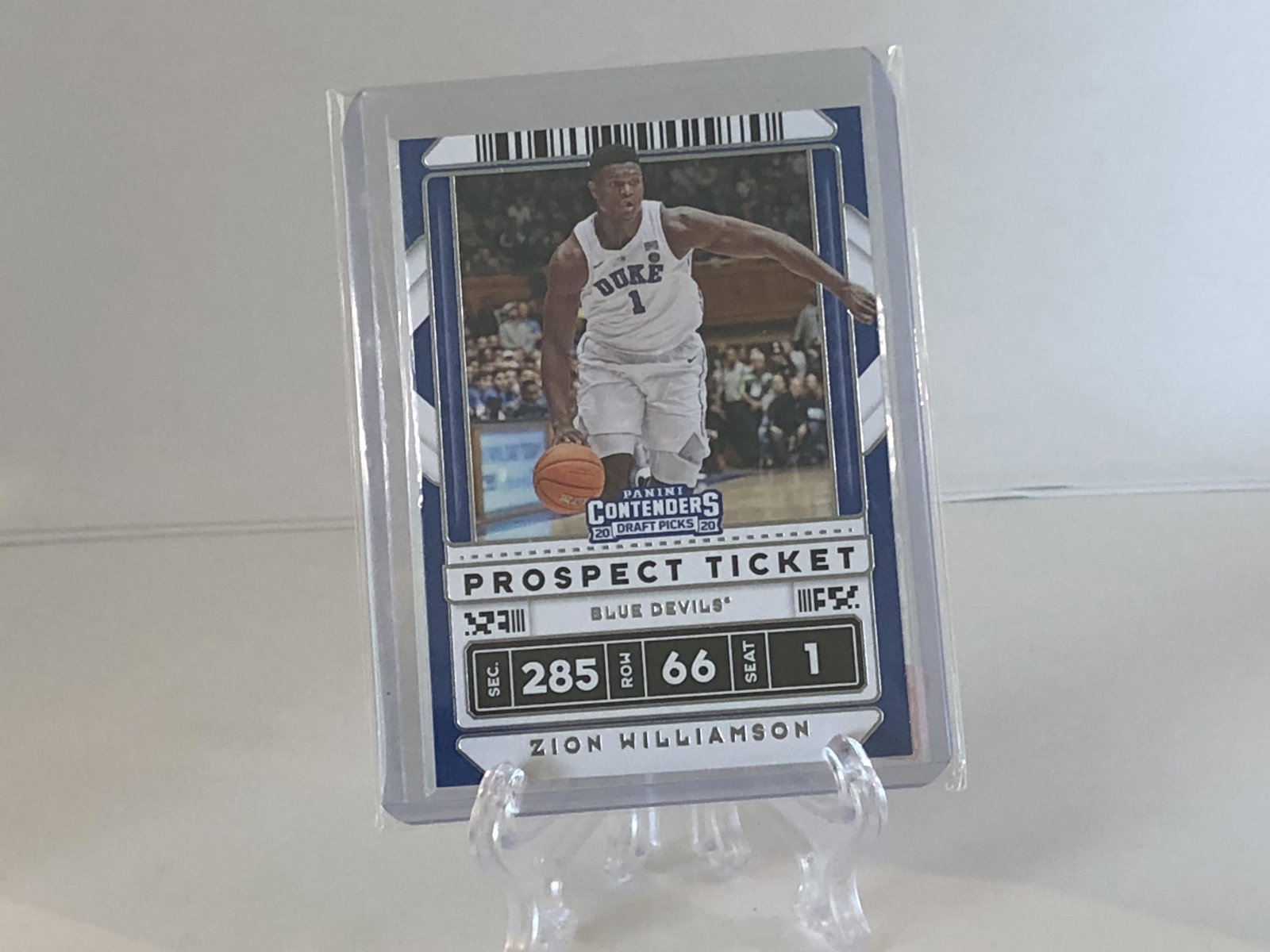 Zion Williamson Panini Contenders Prospect Ticket (1 of 1)