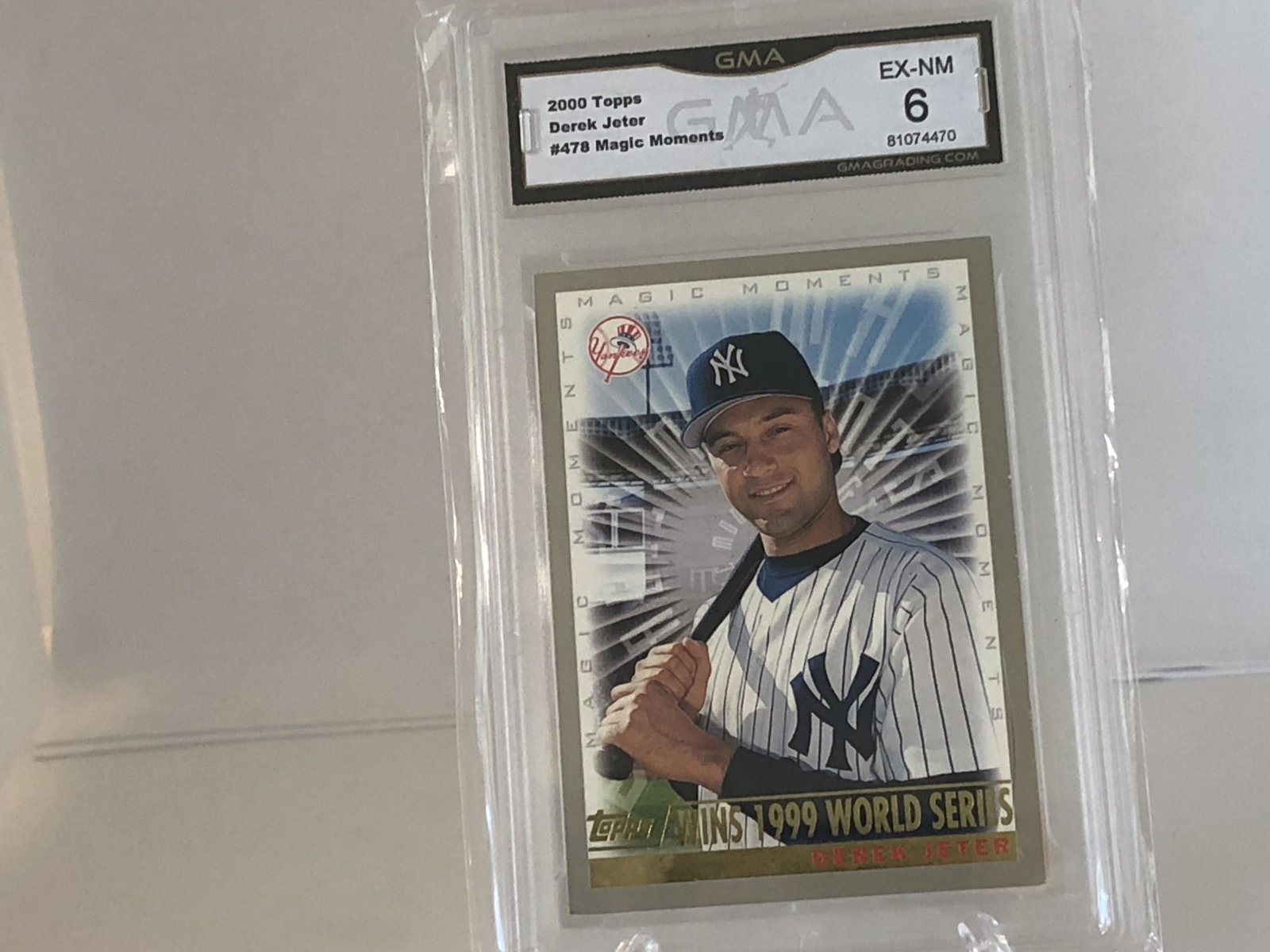 Derek Jeter Topps Magicx Moments GMA 6 (1 of 1)