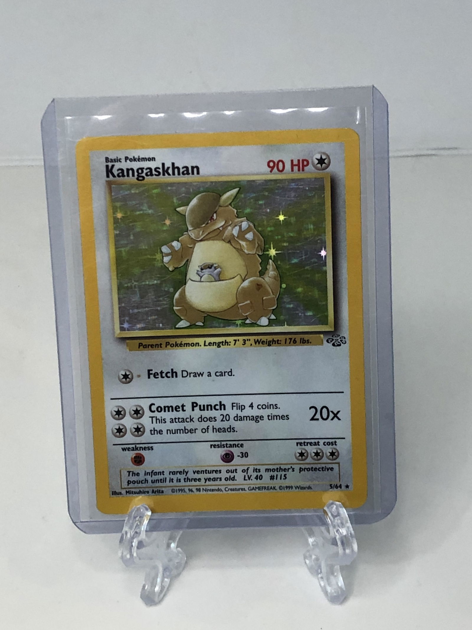 Vintage Holo Jungle Kangaskhan (1 of 1)