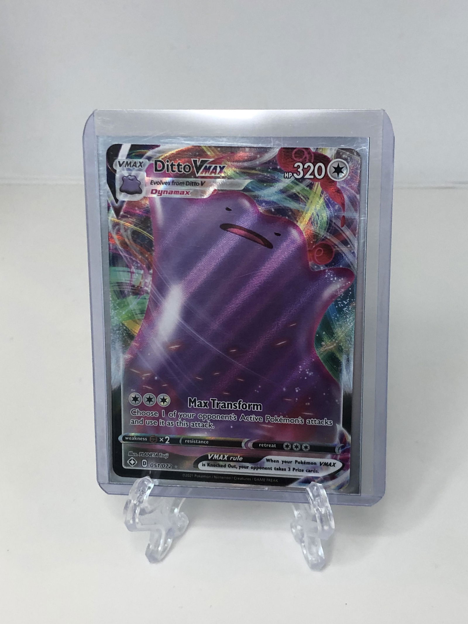 Ditto VMAX Full Art Pokemon Card (1 of 1)