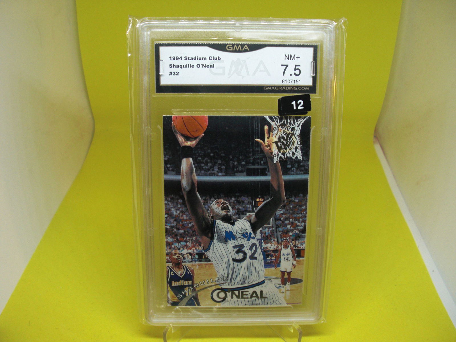 gma graded 1994 shaquille o'neal mint 7.5 (1 of 1)