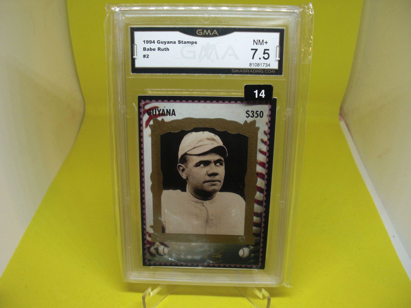 gma graded 1994 babe ruth mint 7.5 (1 of 1)