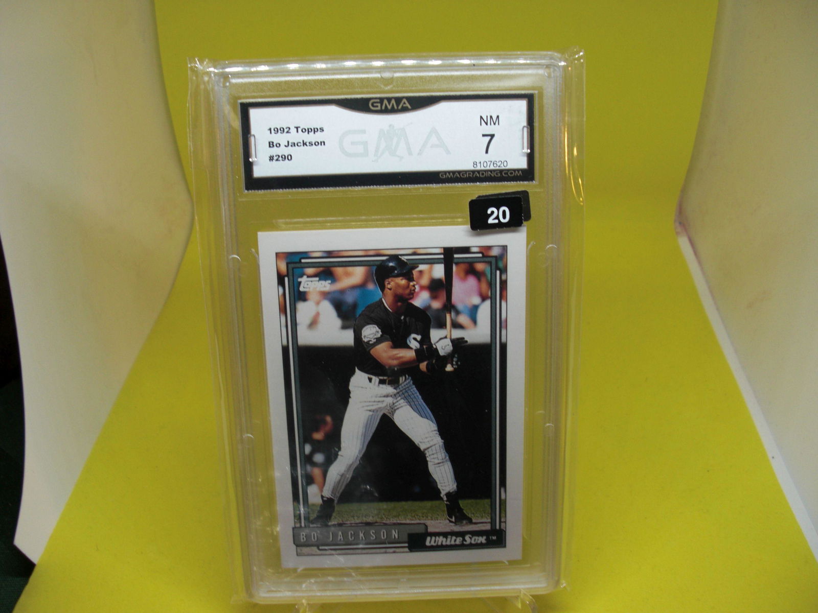 gma graded 1992 bo jackson mint 7 (1 of 1)