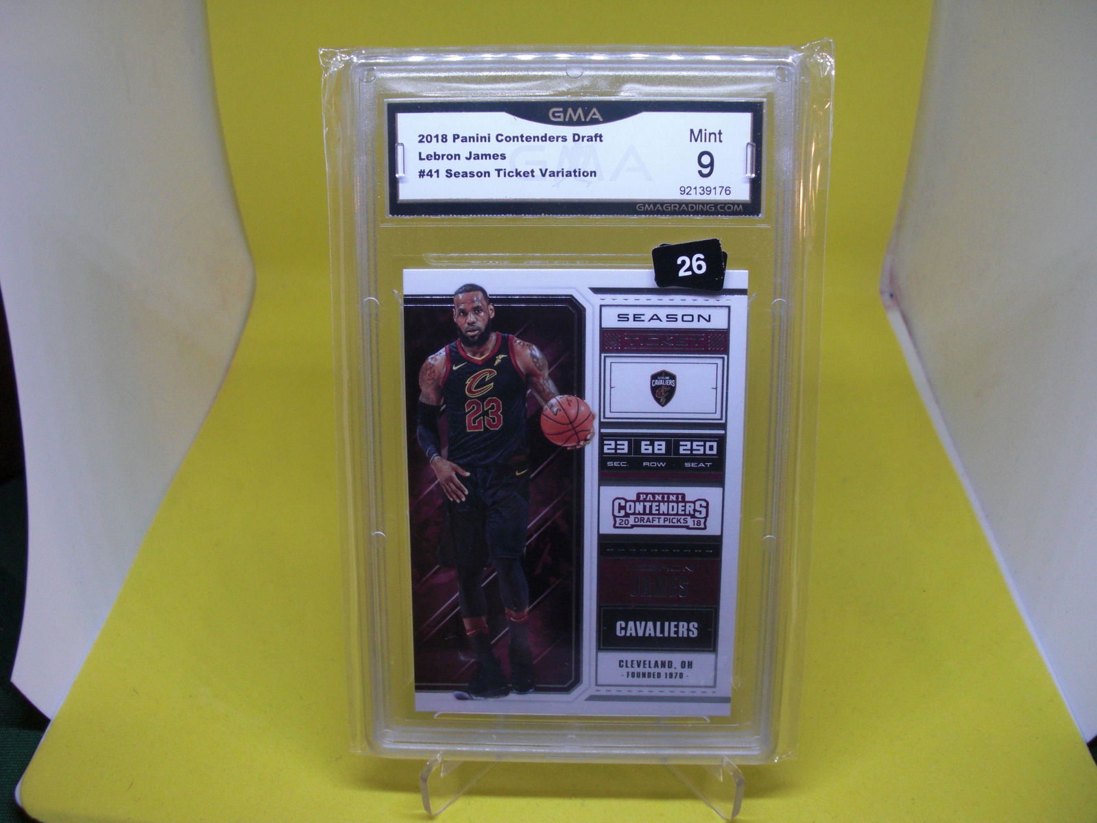gma graded 2018 lebron james mint 9 (1 of 1)