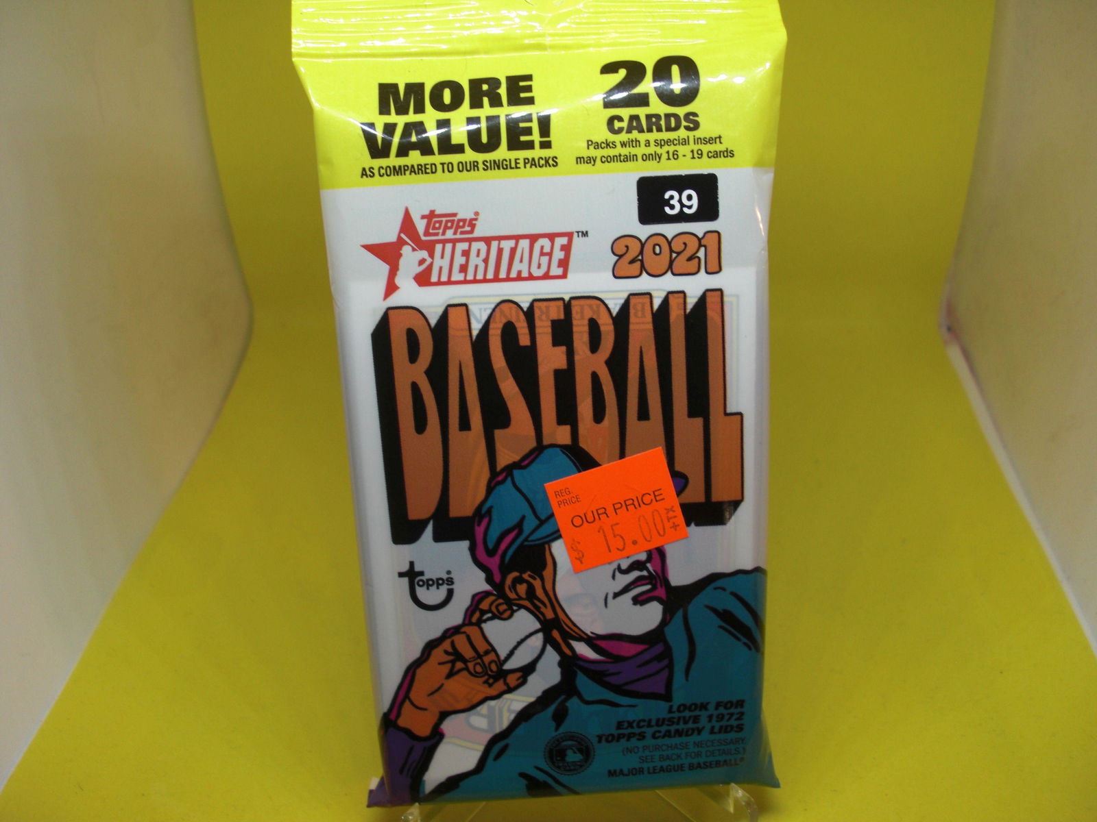 unopened pack of 2021 baseball (1 of 1)