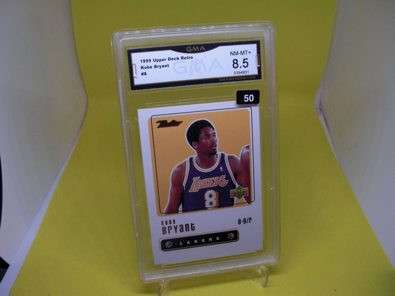 gma graded 1999 kobe bryant mint 8.5 (1 of 1)