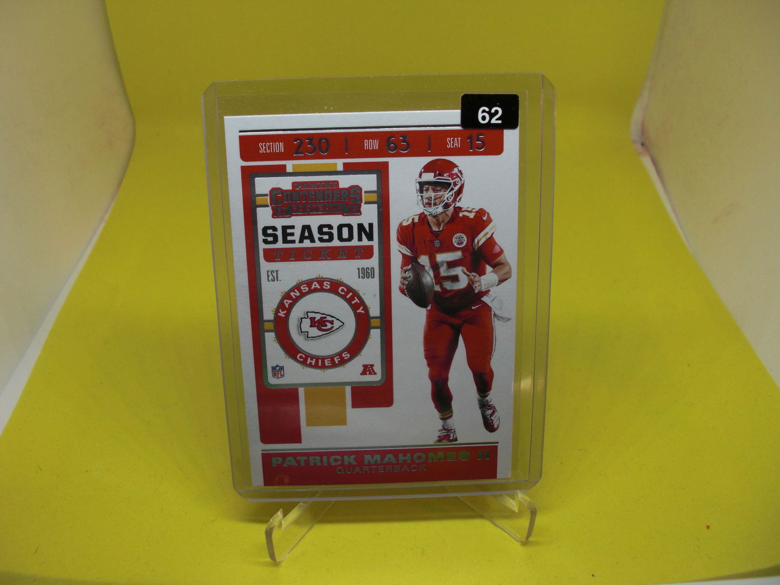 patrick mahomes season ticket (1 of 1)