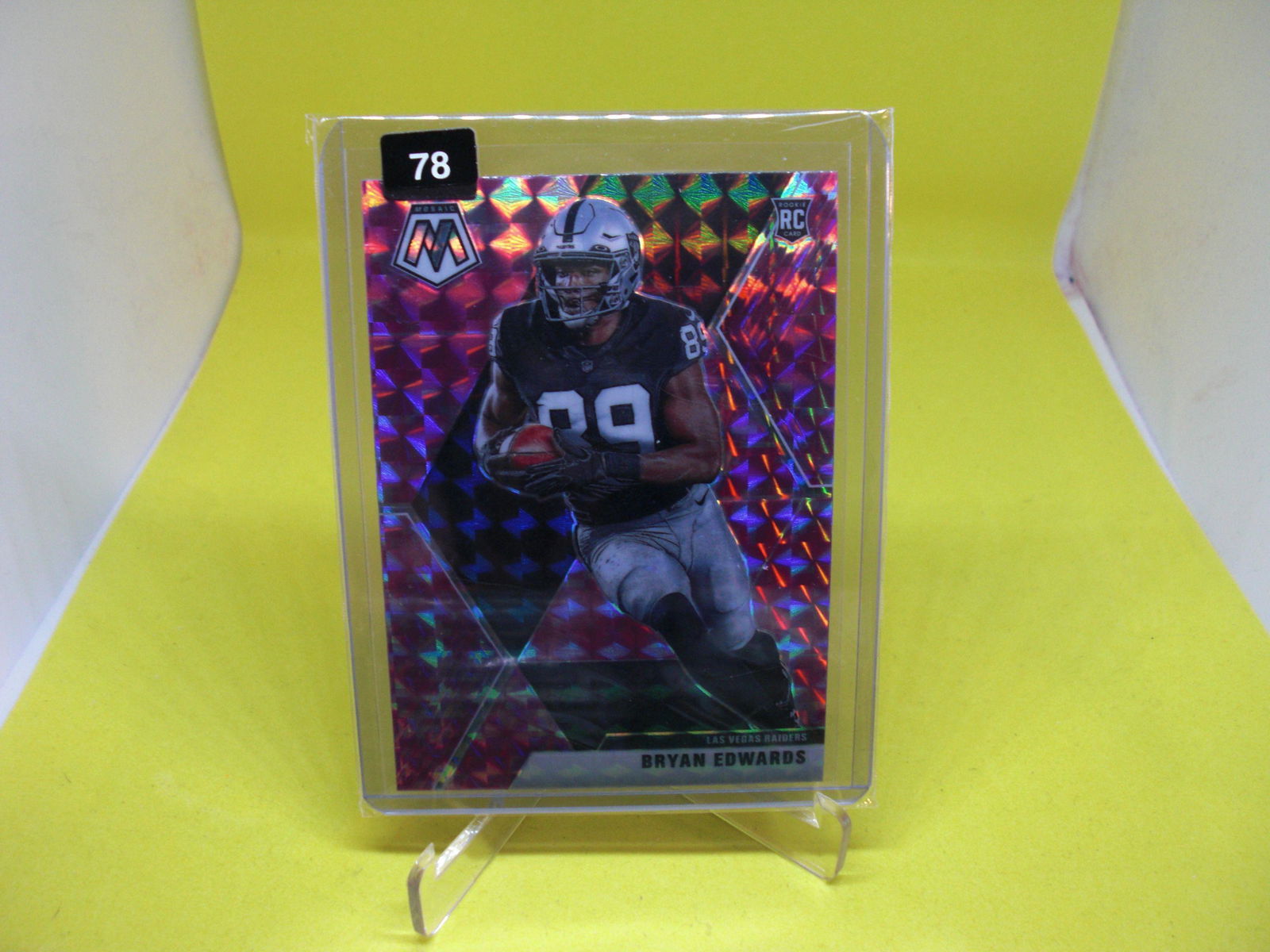 bryan edwards pink mosaic rookie (1 of 1)