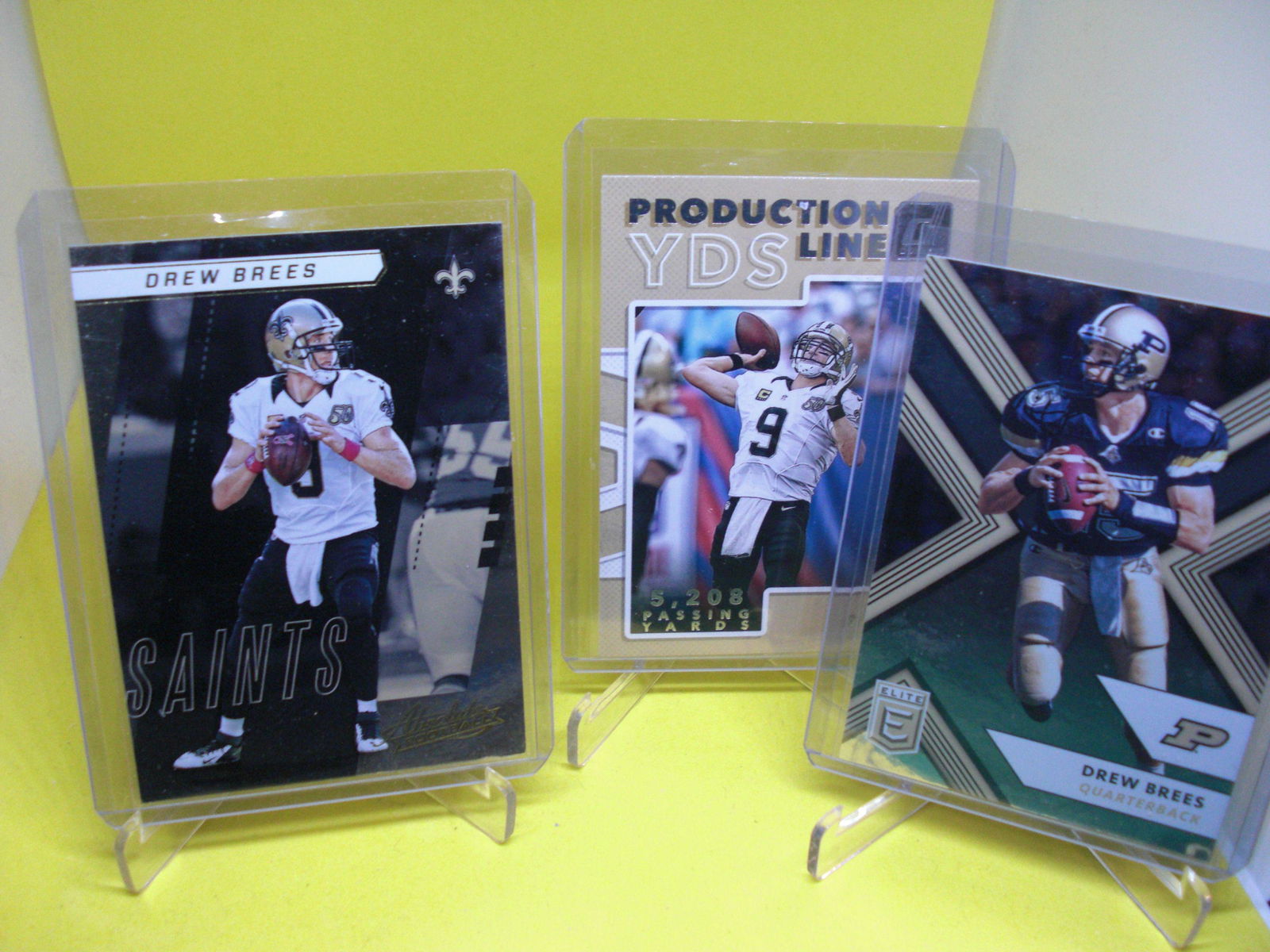 lot of 3 drew brees cards (1 of 1)