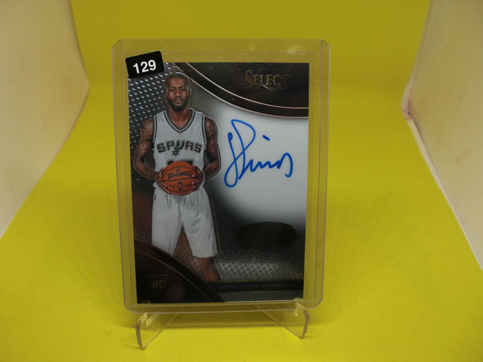 jonathon simmons auto select rookie #093/199 (1 of 1)
