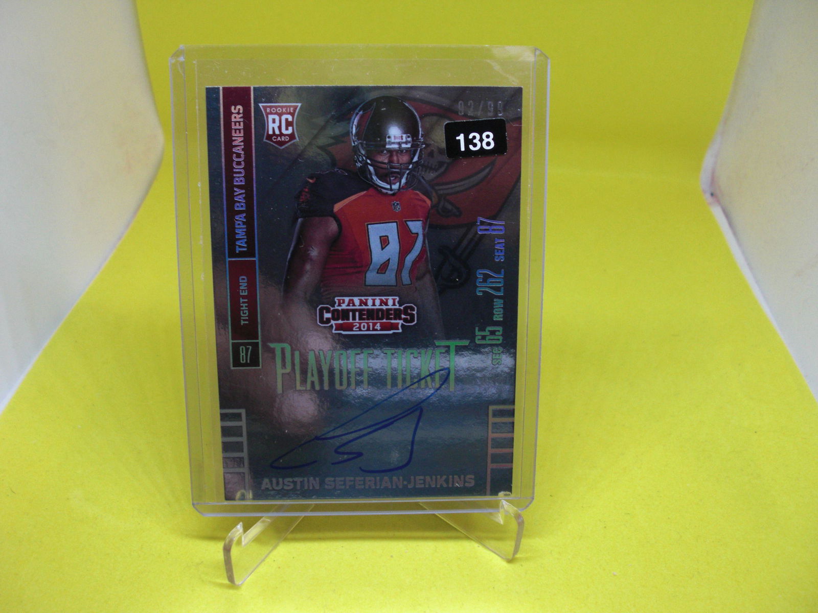 austin jenkins auto rookie #92/99 (1 of 1)