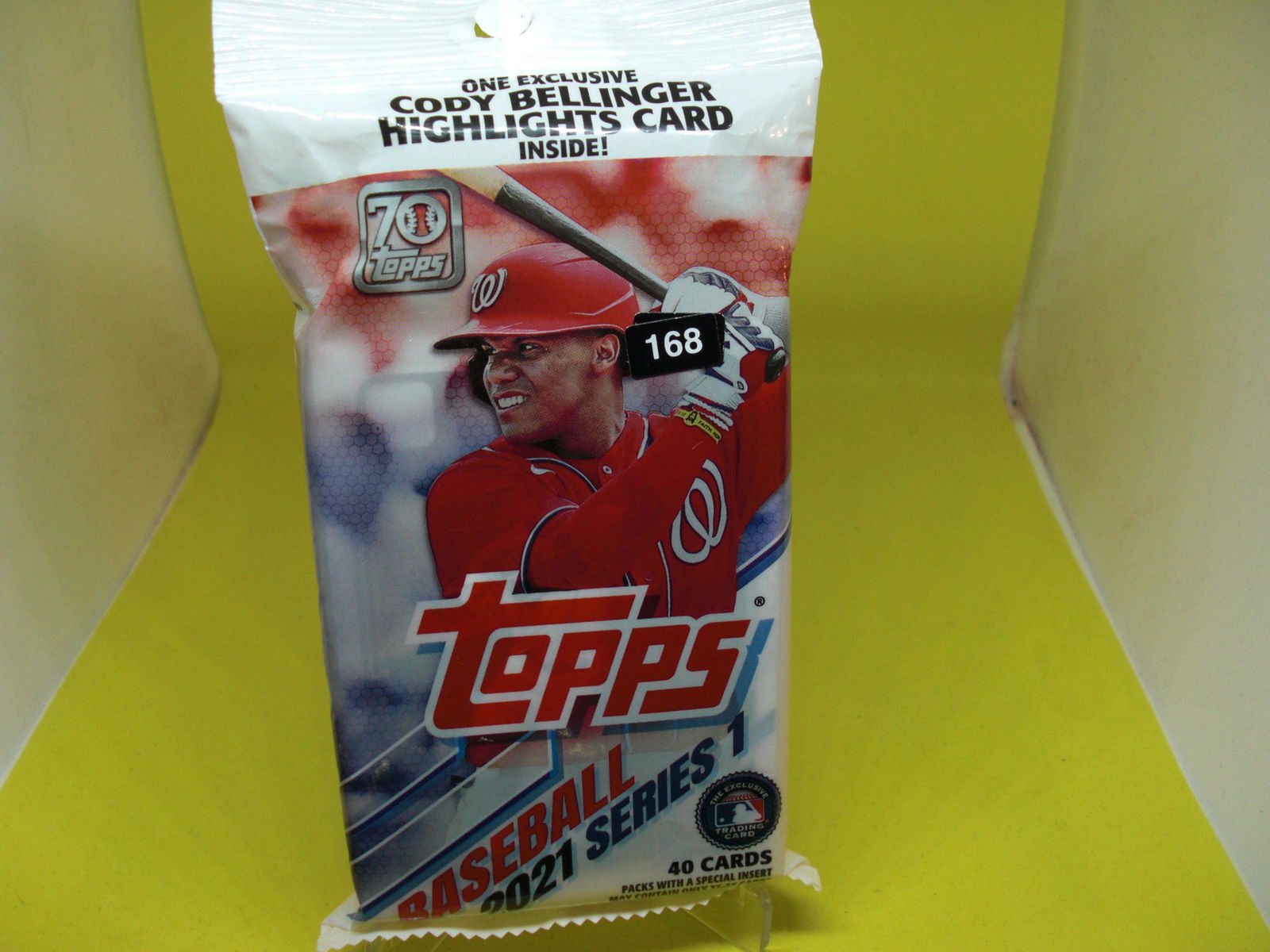 2021 unopened pack of baseball cards (1 of 1)
