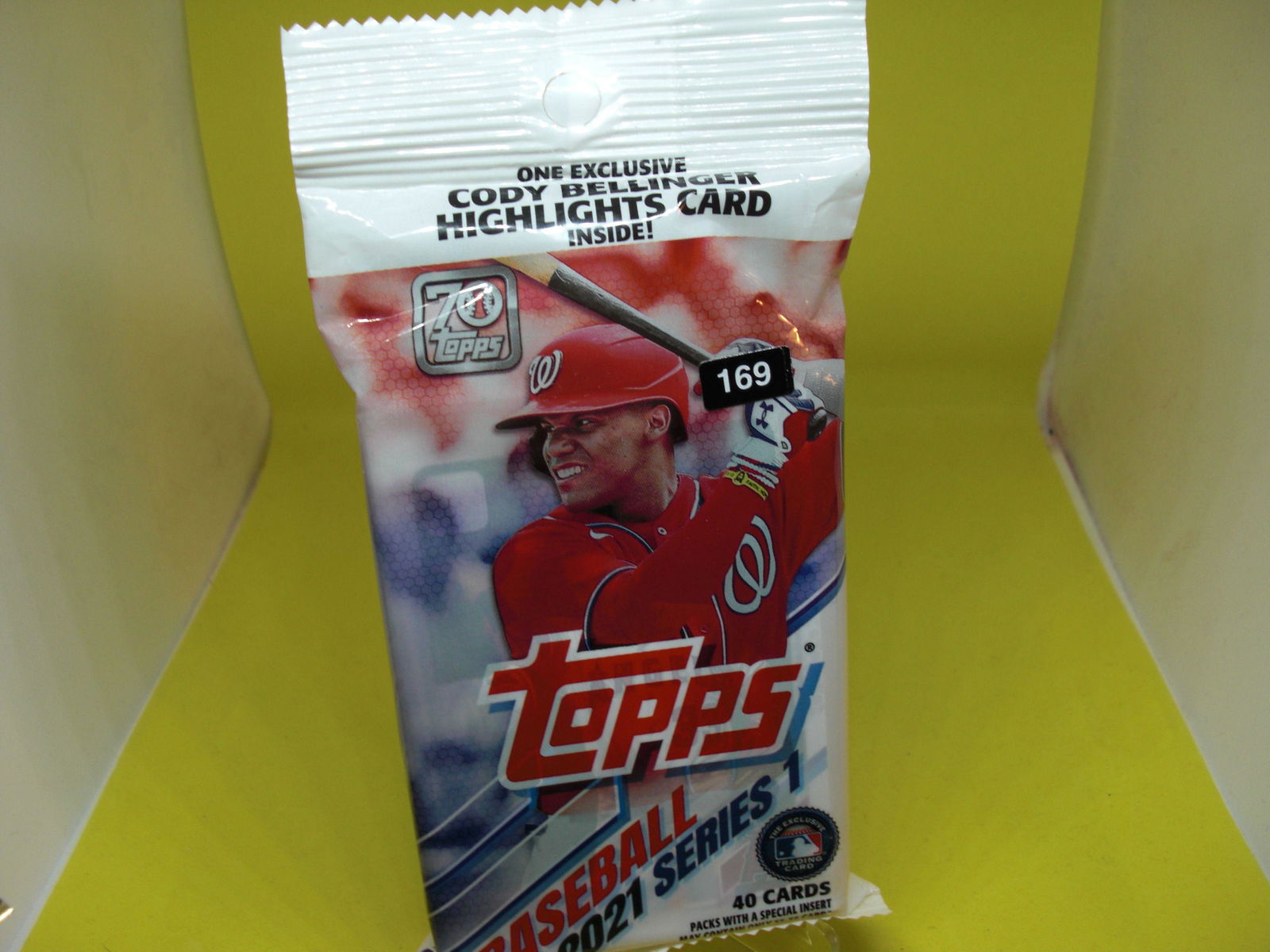 2021 unopened pack of baseball cards (1 of 1)