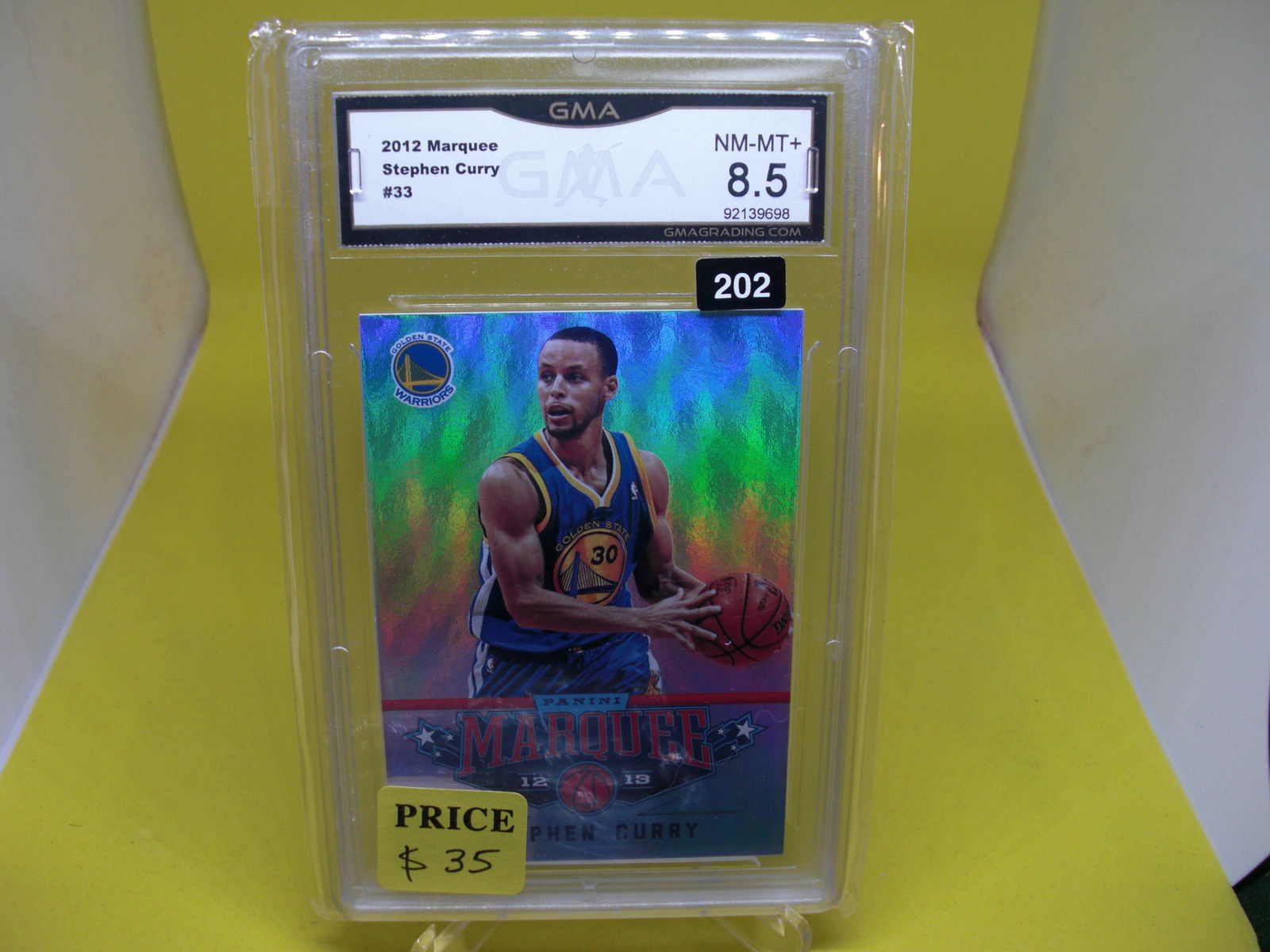 gma graded 2012 stephen curry mint 8.5 (1 of 1)