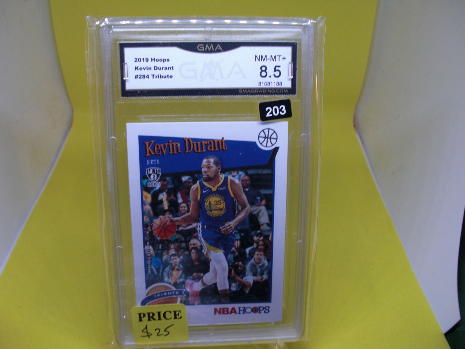 gma graded 2019 kevin durant mint 8.5 (1 of 1)