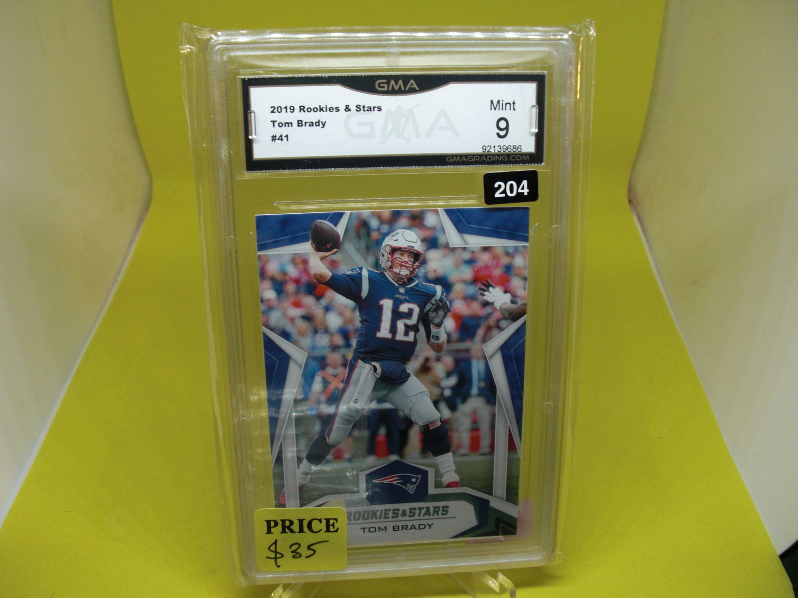 gma graded tom brady mint 9 (1 of 1)