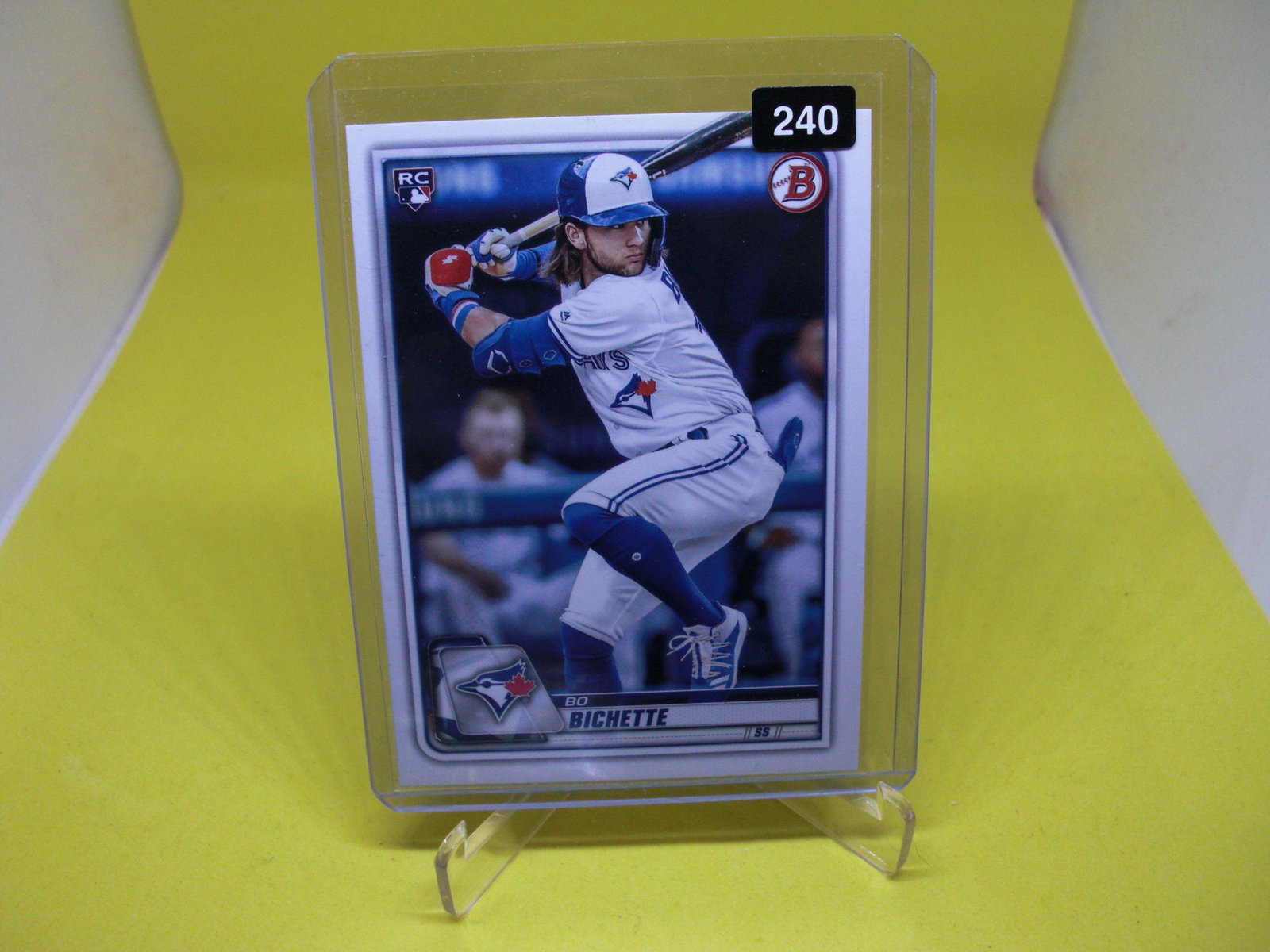 bo bichette rookie: in top loader