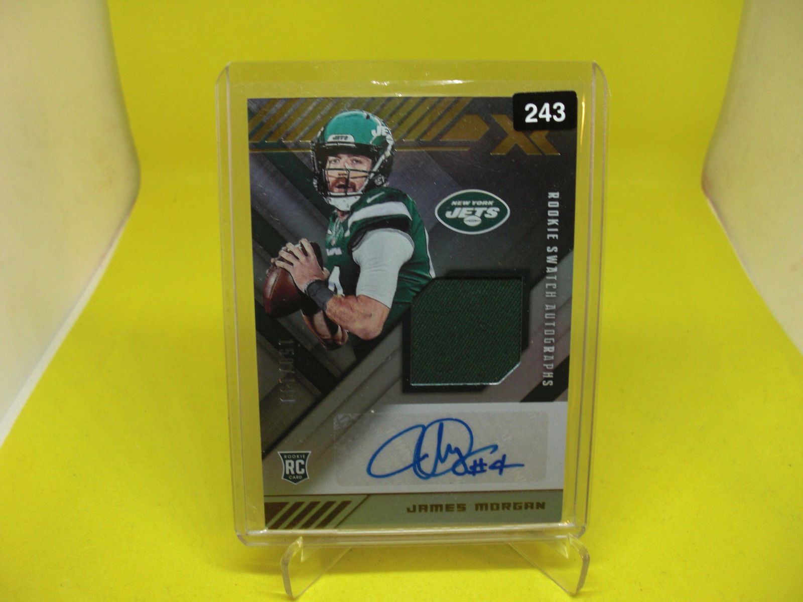 james morgan jersey/auto rookie #150/199 (1 of 1)