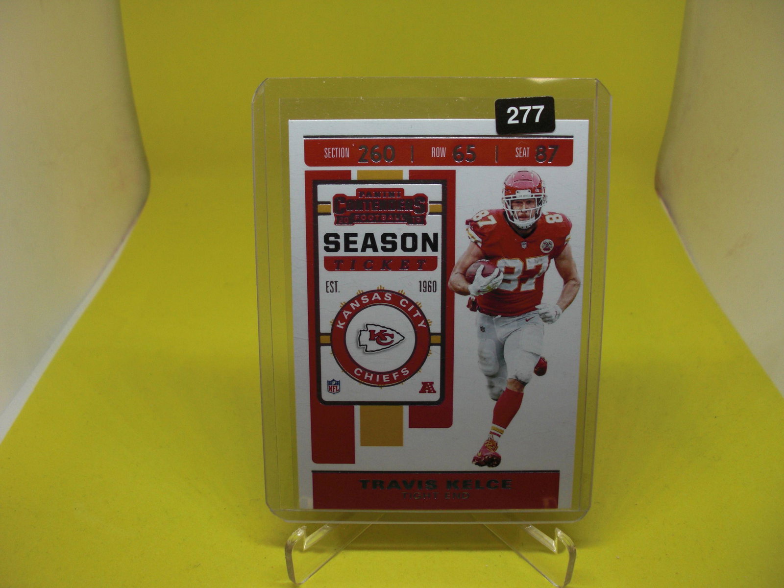 travis kelce season ticket: in top loader