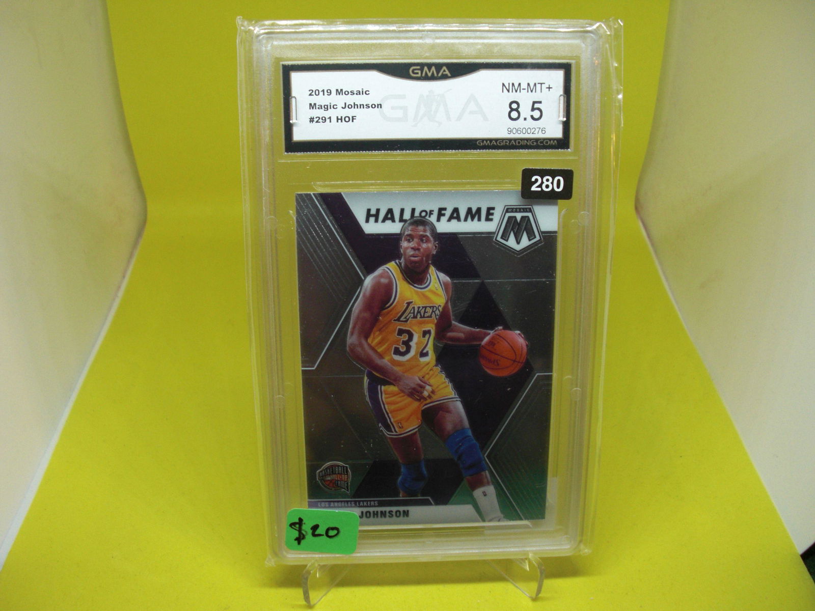 gma graded 2019 magic johnson hof mint 8.5 (1 of 1)