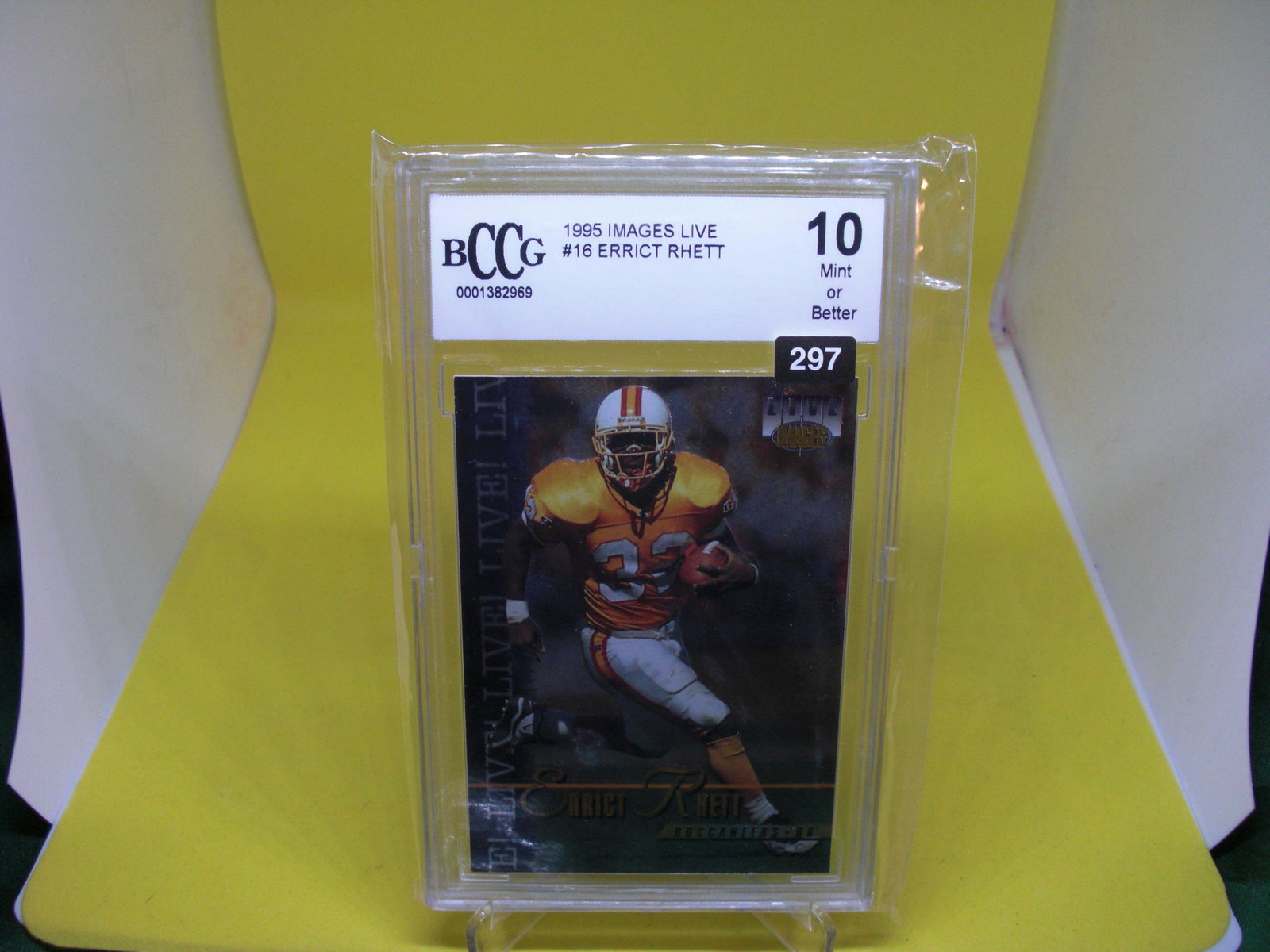 beckett graded 1995 errict rhett mint 10 (1 of 1)