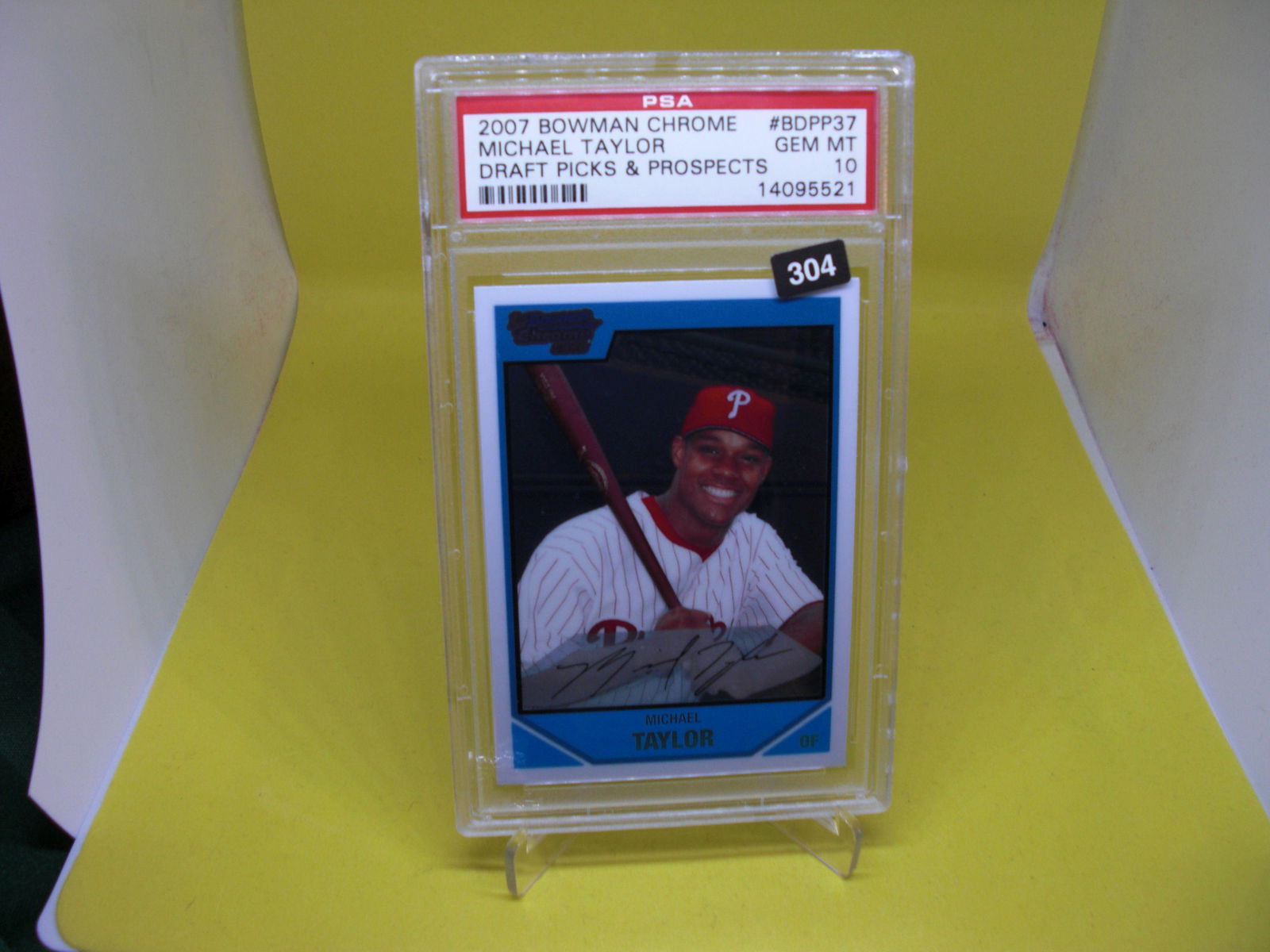 psa graded 2007 micahel taylor mint 10 (1 of 1)