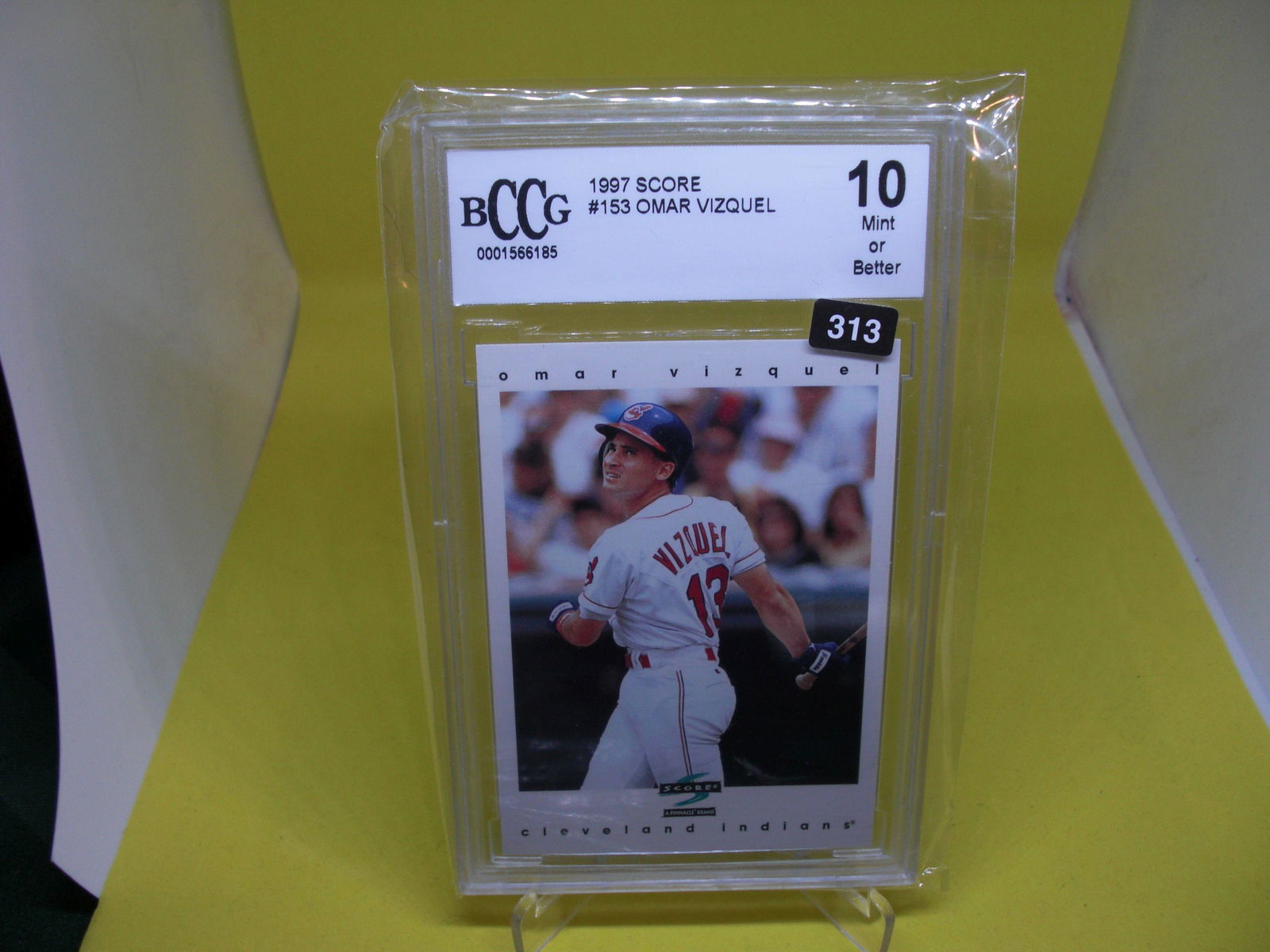 beckett graded 1997 omar vizquel mint 10 (1 of 1)