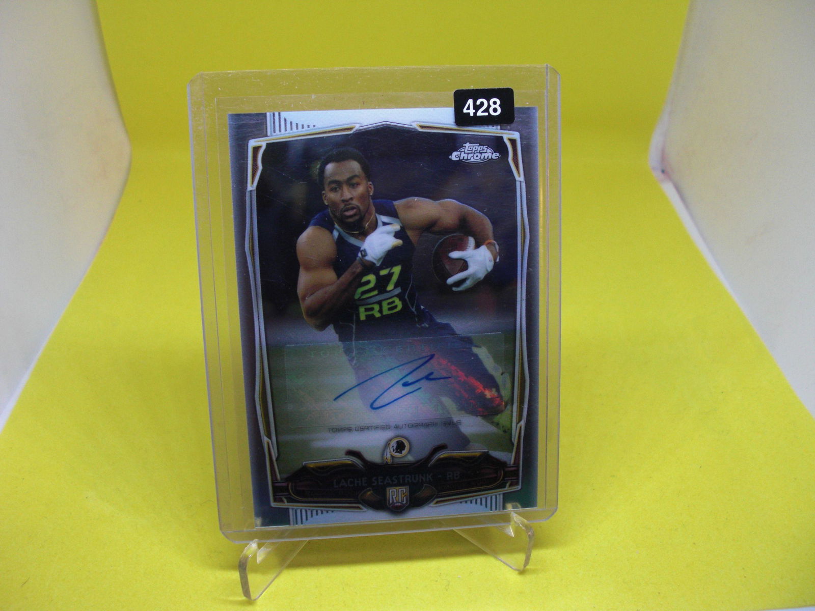 lache seastrunk rookie auto topps chrome (1 of 1)