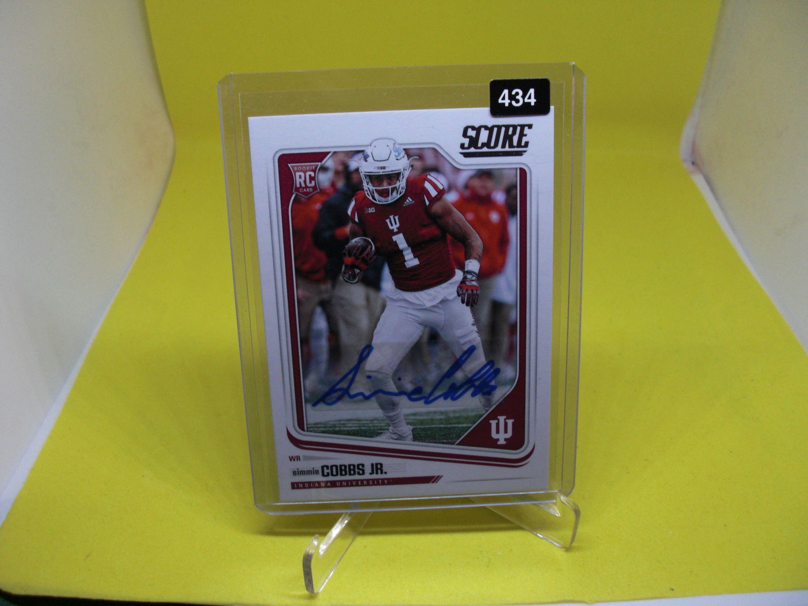 simmie cobbs jr auto rookie (1 of 1)