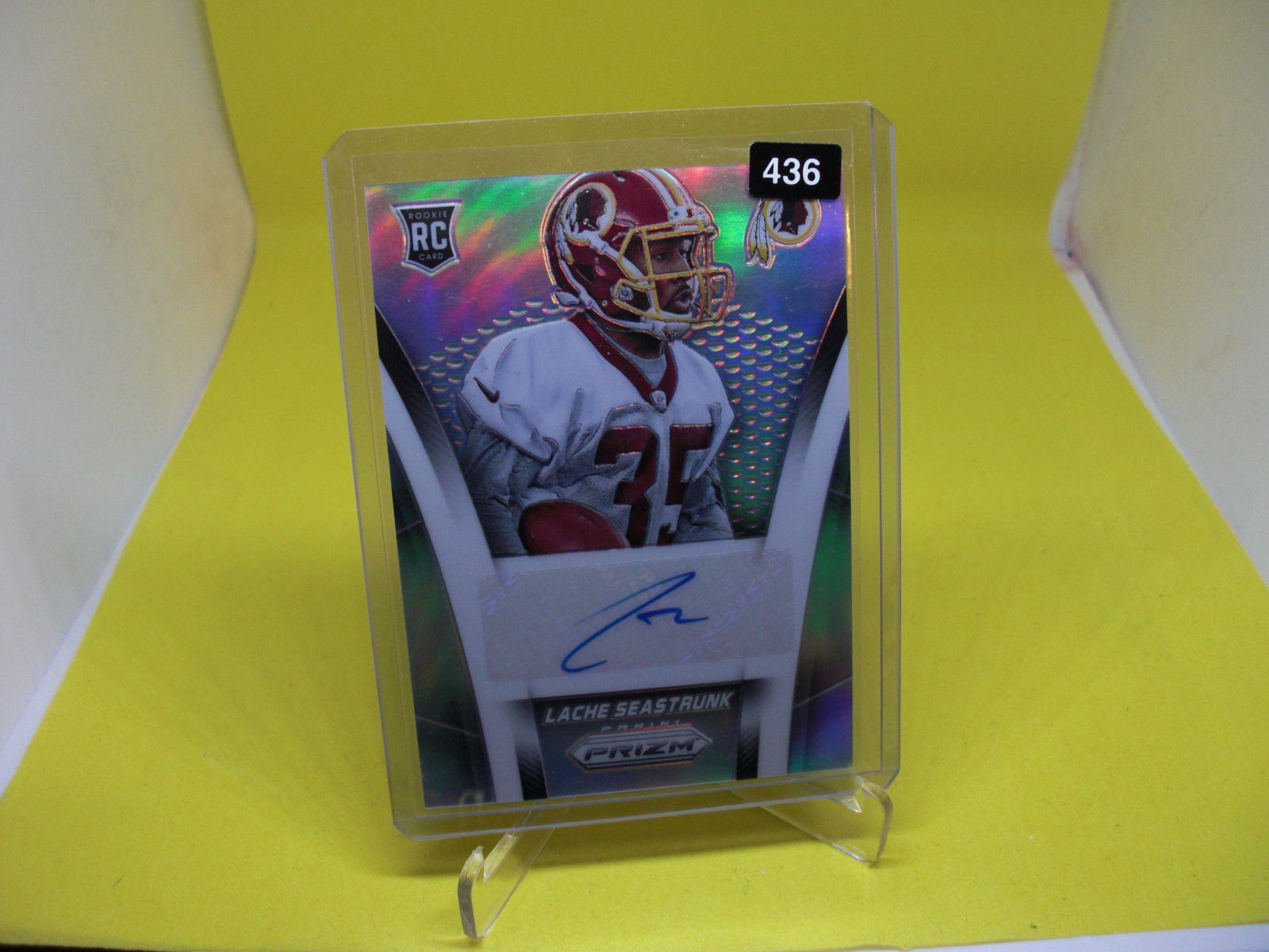 lache seastrunk auto rookie prizm #018/100 (1 of 1)