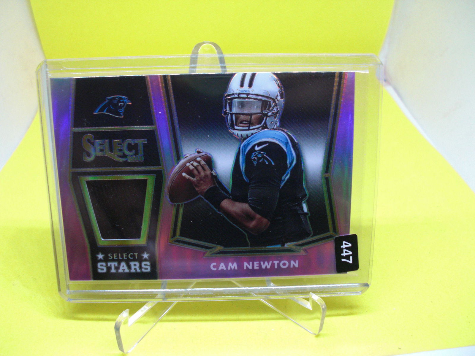 cam newton purple select jersey #08/99 (1 of 1)