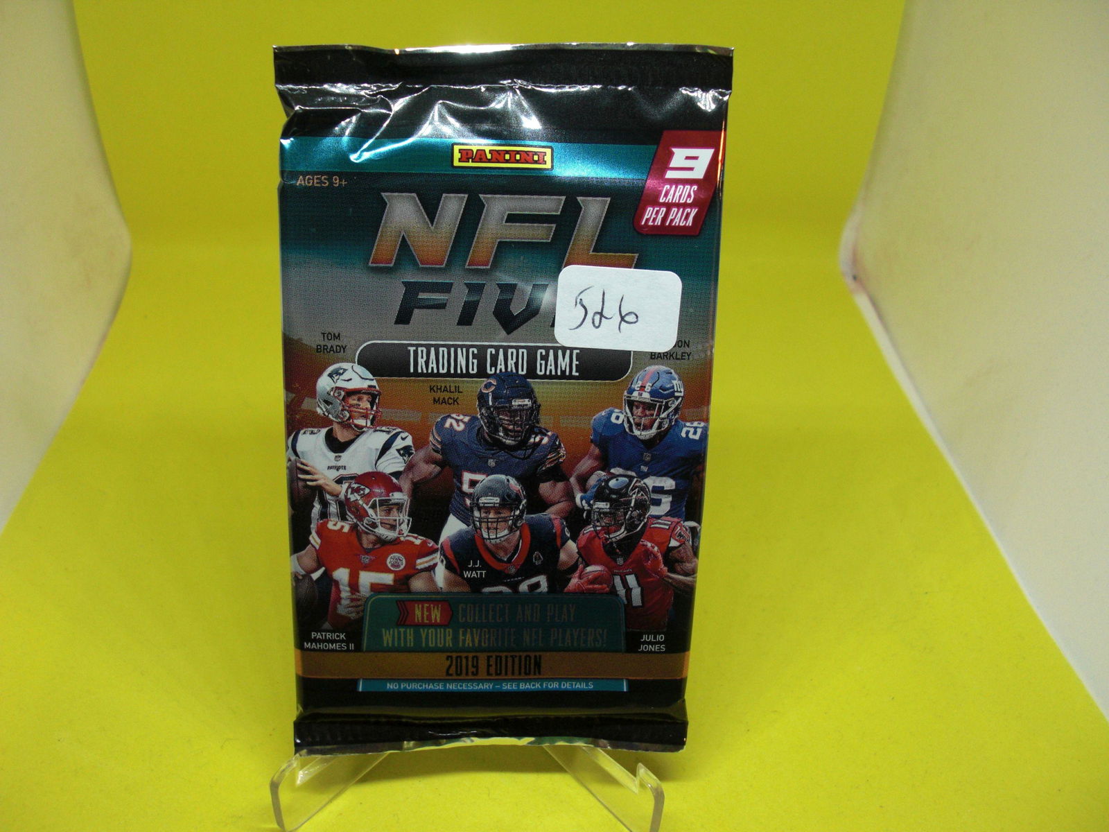 nfl five trading card game unopened pack (1 of 1)