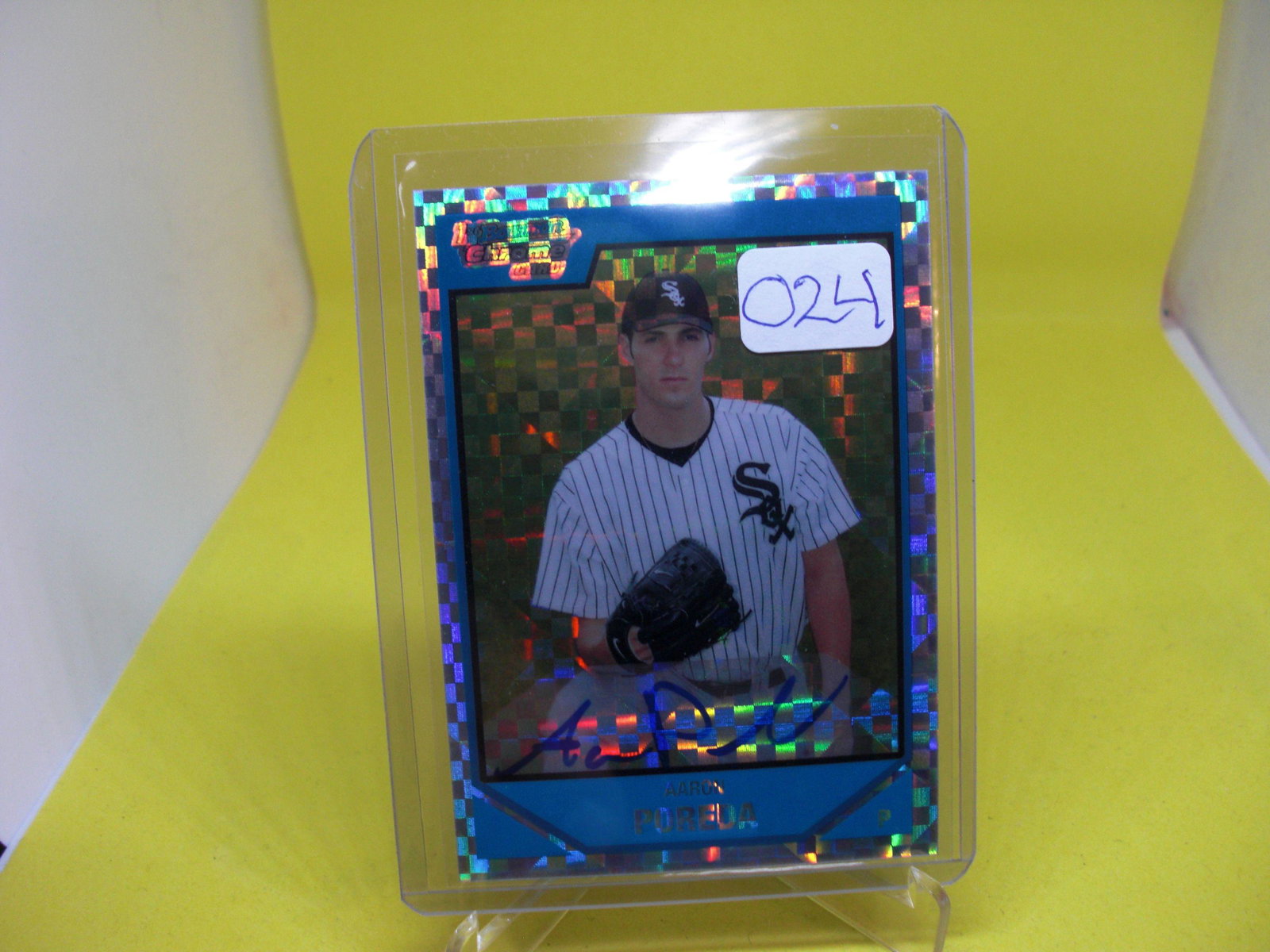 Aaron Poreda Rookie Signature X-Fractor: Aaron Poreda Rookie Signature X-Fractor 178/225
