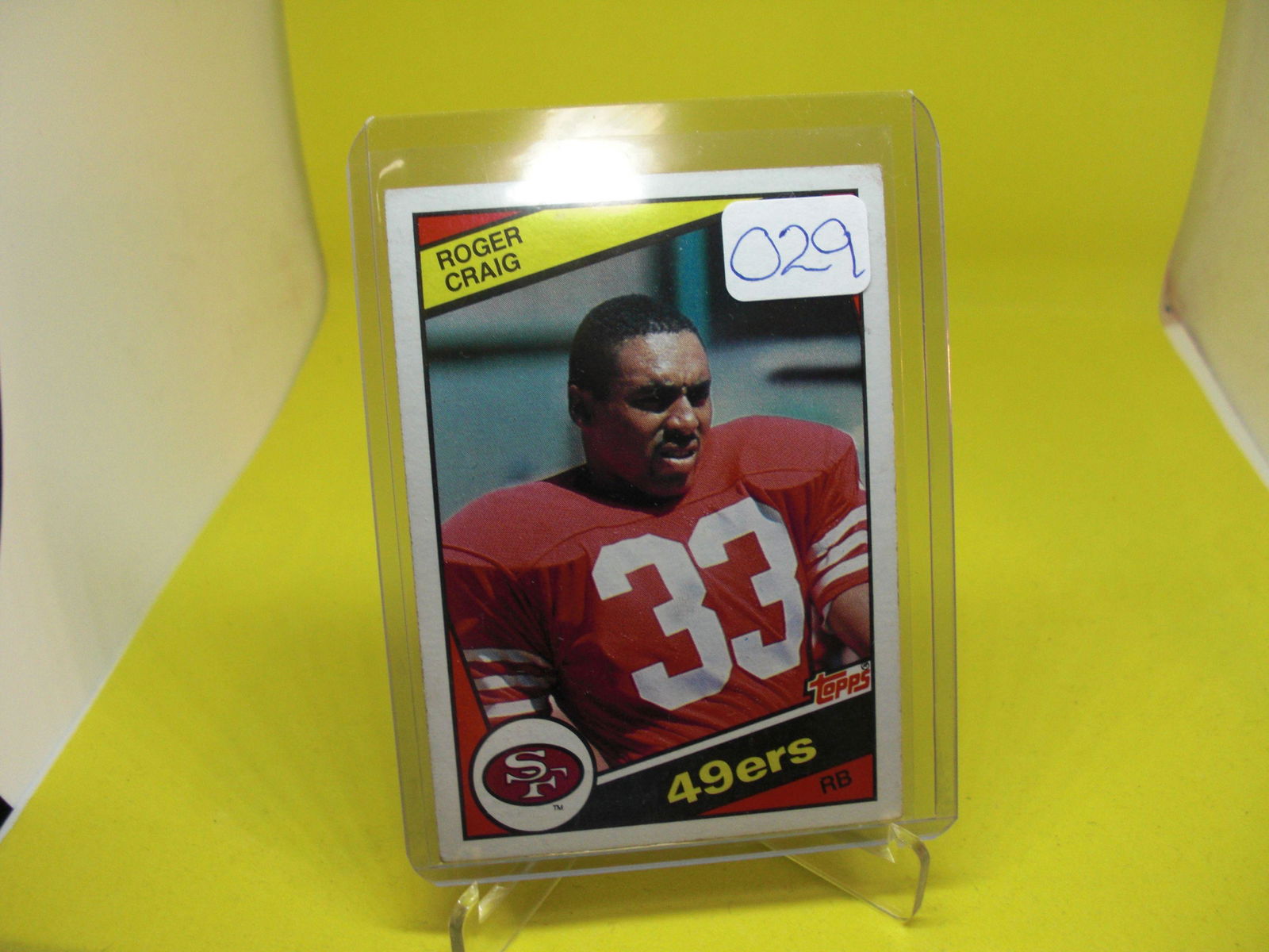 Roger Craig Rookie Card (1 of 1)