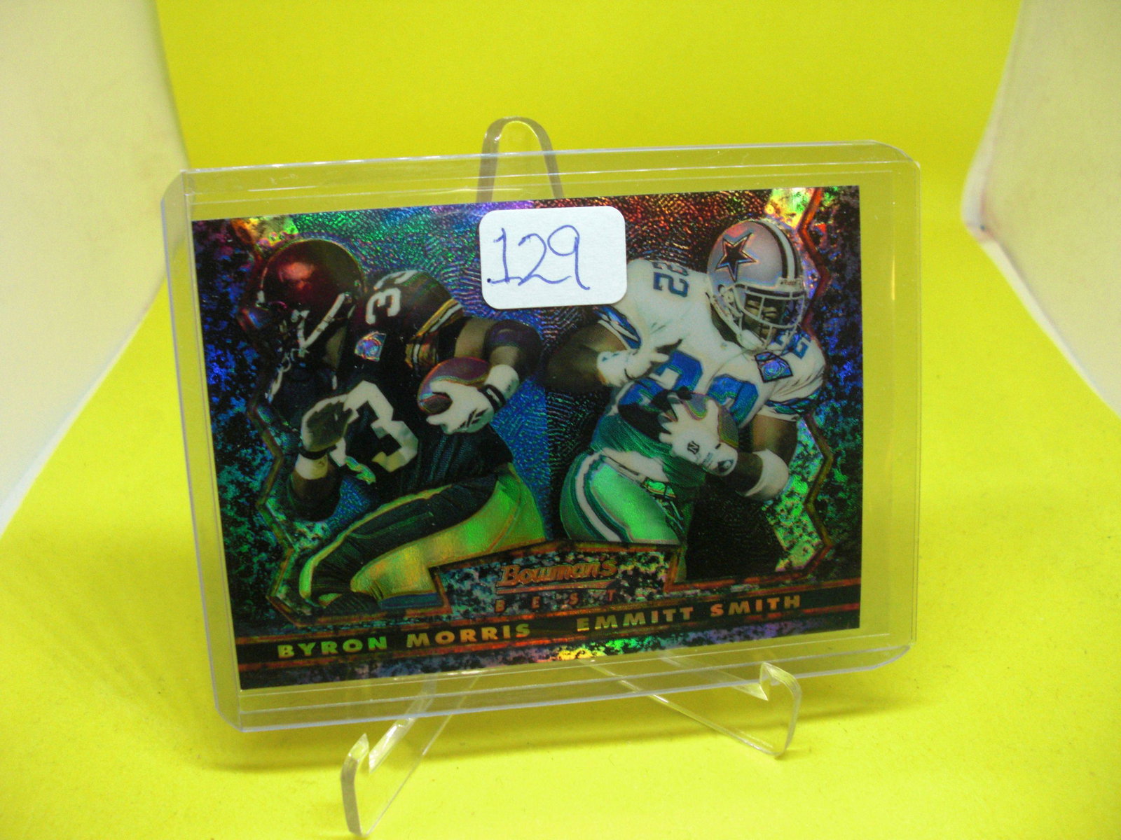 Byron & Emmitt Refractor: Byron Morrris & Emmitt Smith Refractor