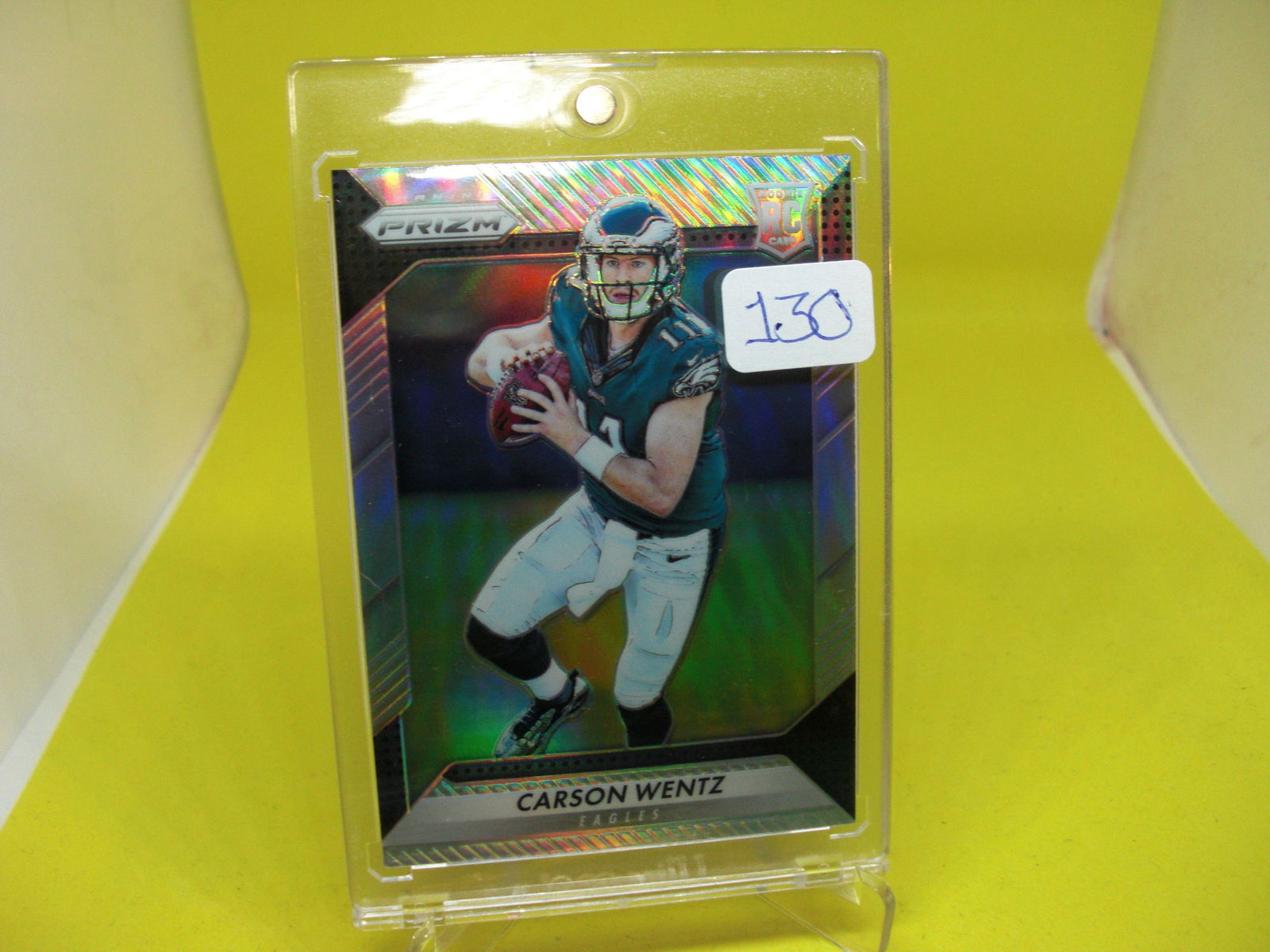 Carson Wentz Rookie Silver Prizm (1 of 1)