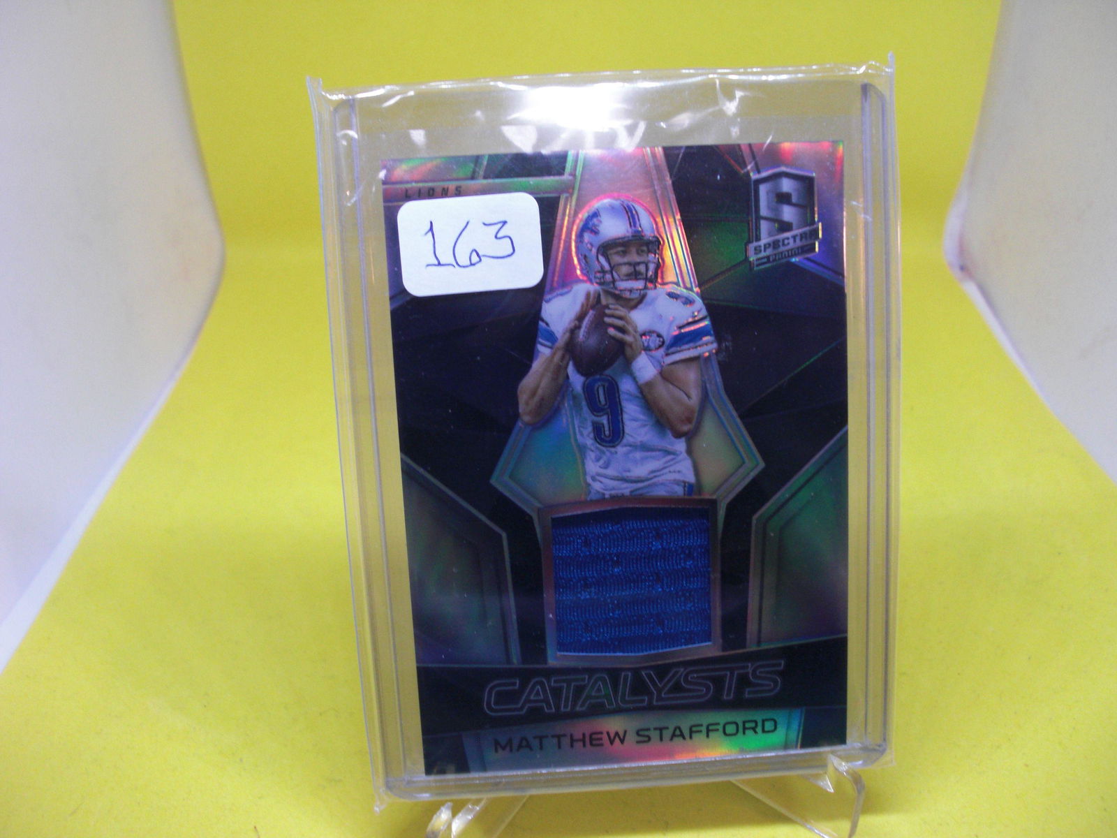 Matthew Stafford Silver Prizm Patch 167/199 (1 of 1)