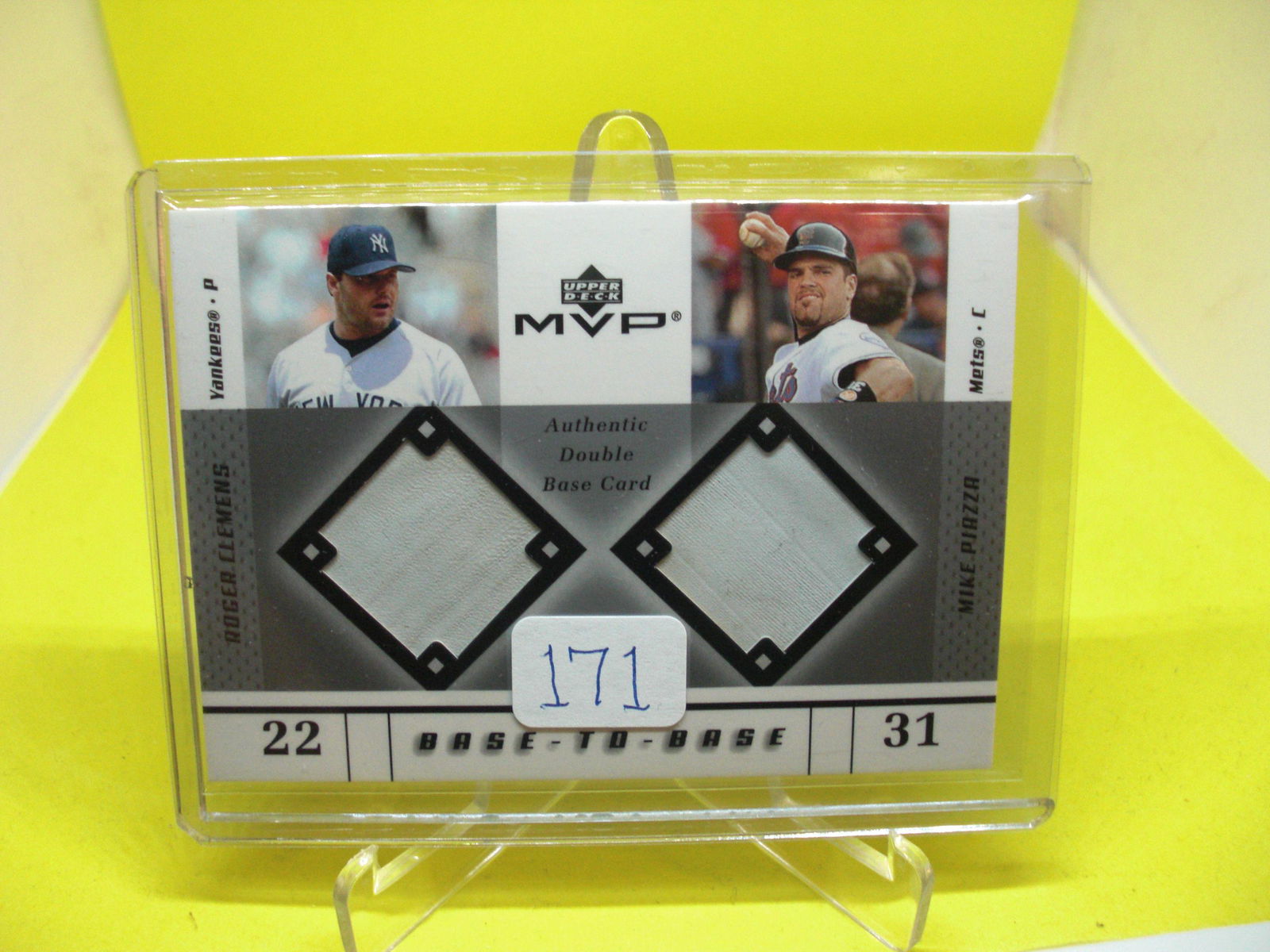 Roger Clemens & Mike Piazza MVP Patch (1 of 1)