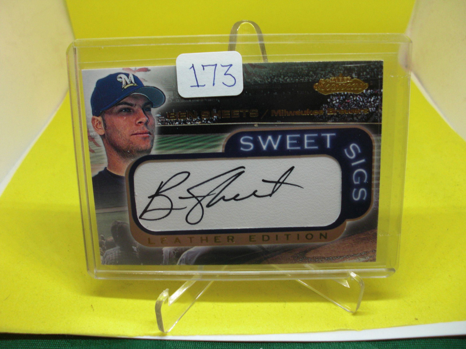Ben Sheets Sweet Sig: Sheets Sweet Sig