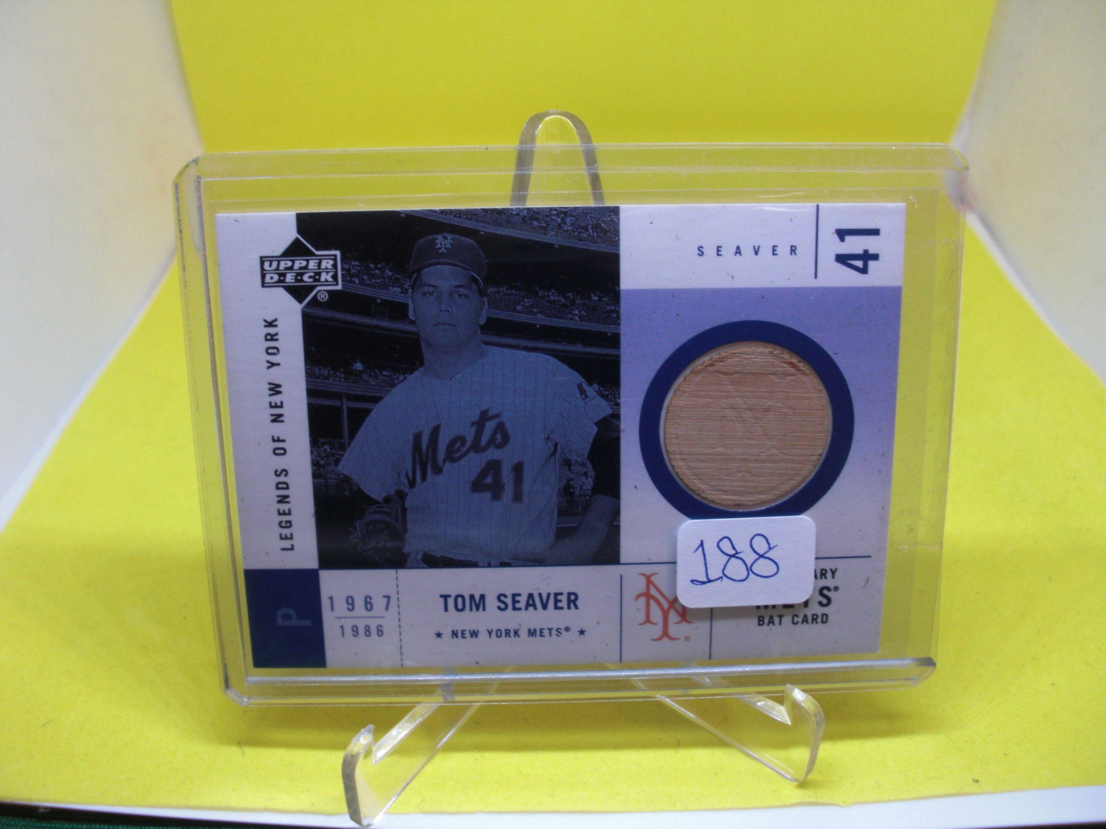 Tom Seaver Bat Card: Tom Seaver Bat Card